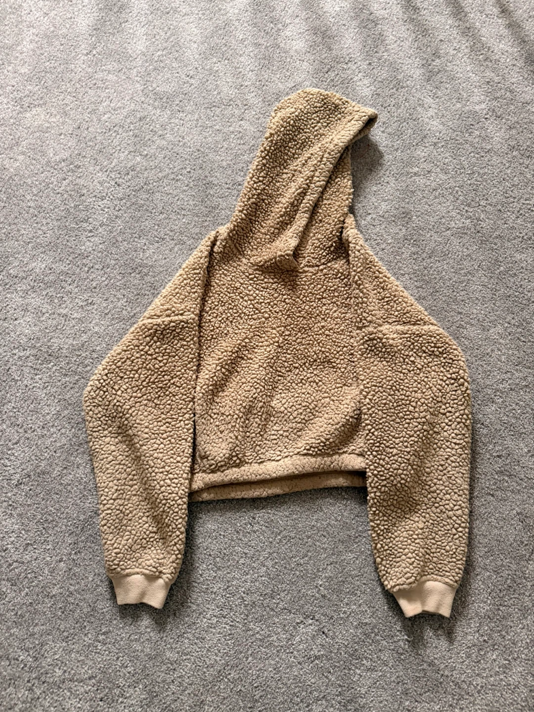 Tan Teddy Fleece Loungewear Set - photo 3