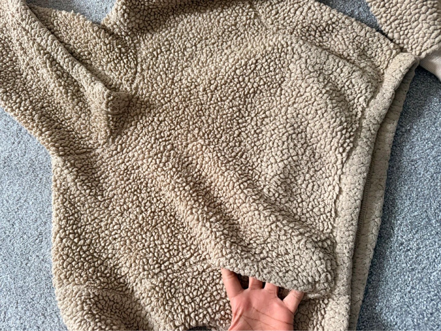 Tan Teddy Fleece Loungewear Set - photo 4