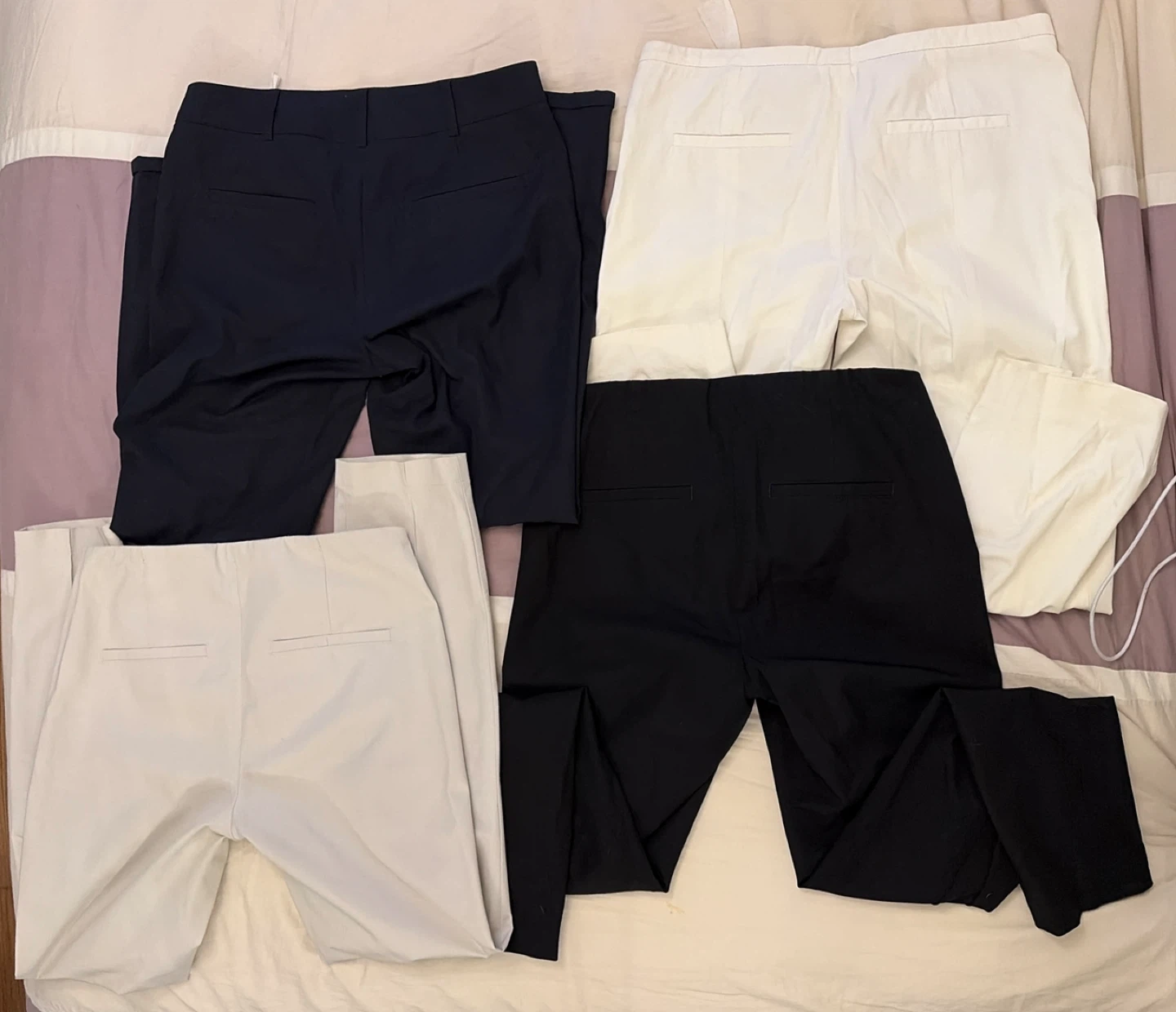 CAMBIO Women's Pants - Navy, Black, Cream - Size 8 - photo 2