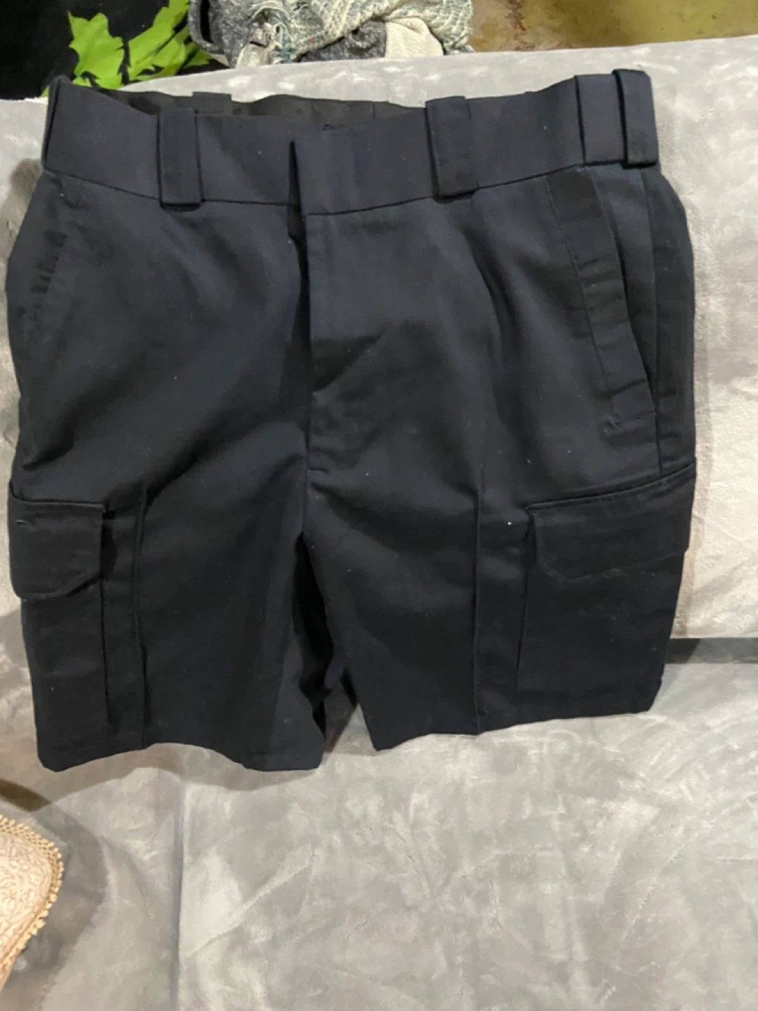 Uniforms Expert Black Cargo Shorts Size Medium