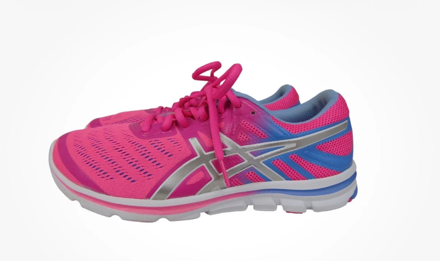 ASICS Women's Pink & Blue Running Shoes - photo 3