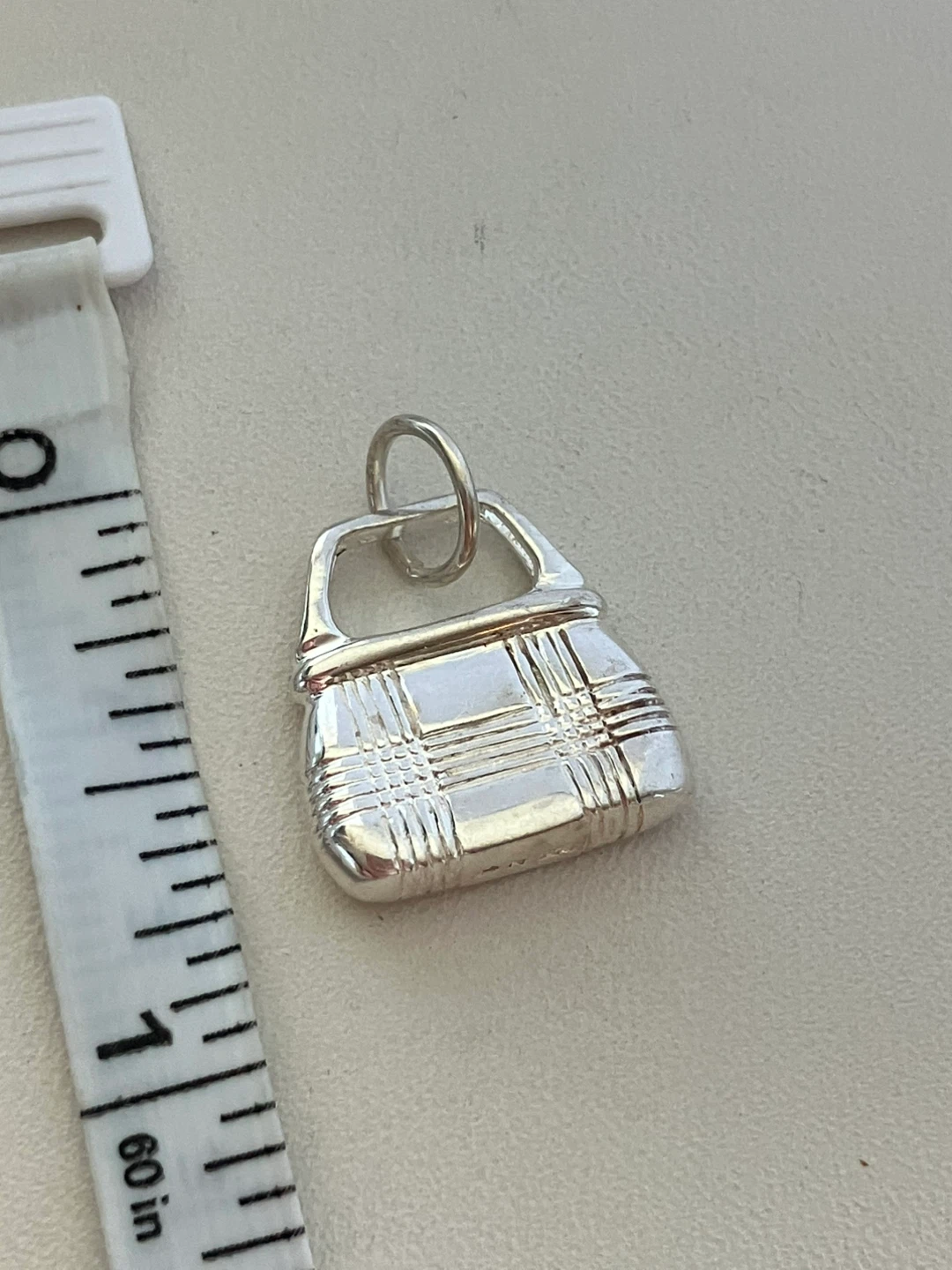 Sterling Silver Handbag Charm Pendant 925 - photo 3