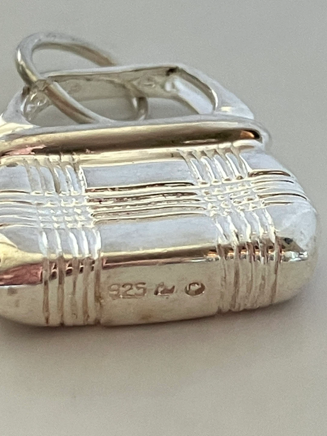 Sterling Silver Handbag Charm Pendant 925 - photo 4