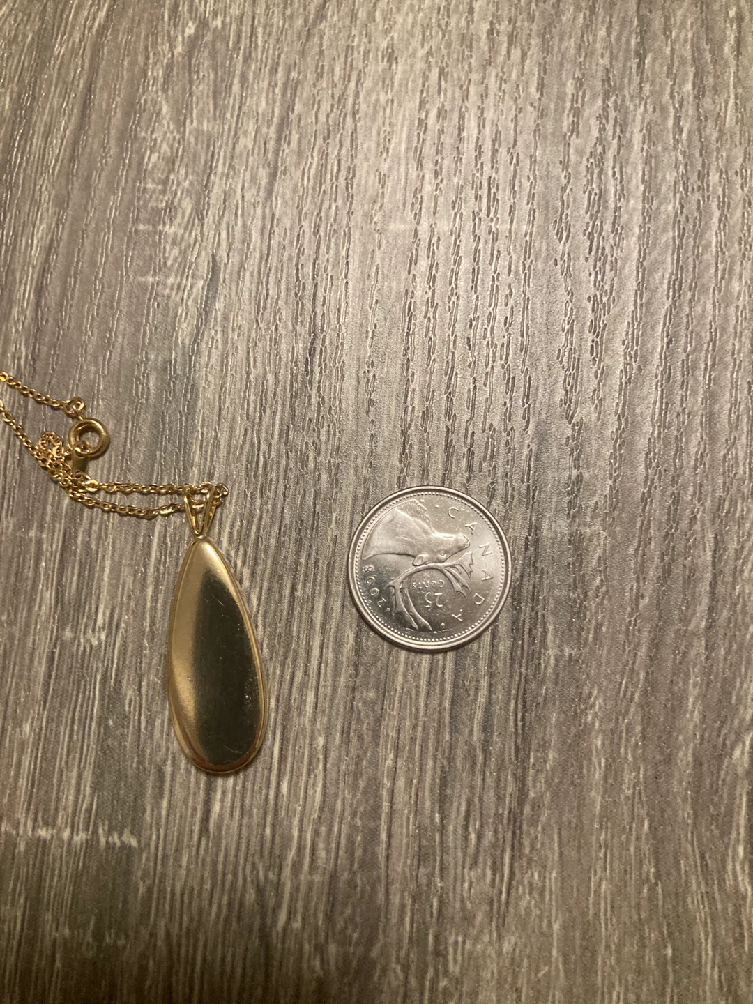 Teardrop Abalone Shell Pendant Necklace - photo 3