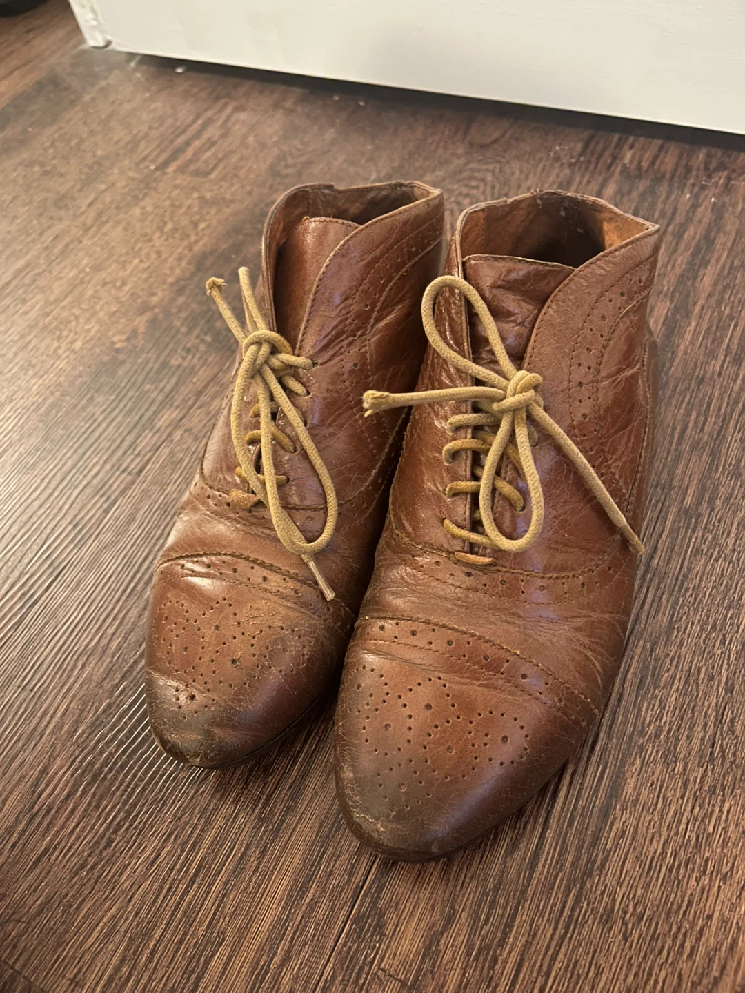Vintage Leather Shoes - Restored by Professional - photo 3