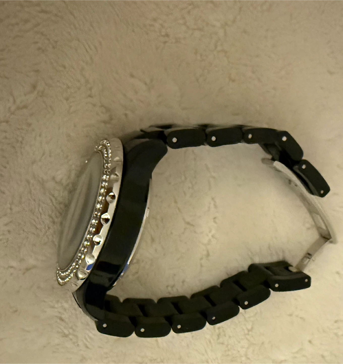 "ToyWatch" Italian watch co Crystal Bezel Watch - Black - photo 3
