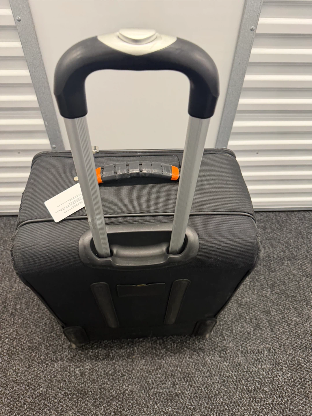 Black Rolling Suitcase with Telescoping Handle - photo 4