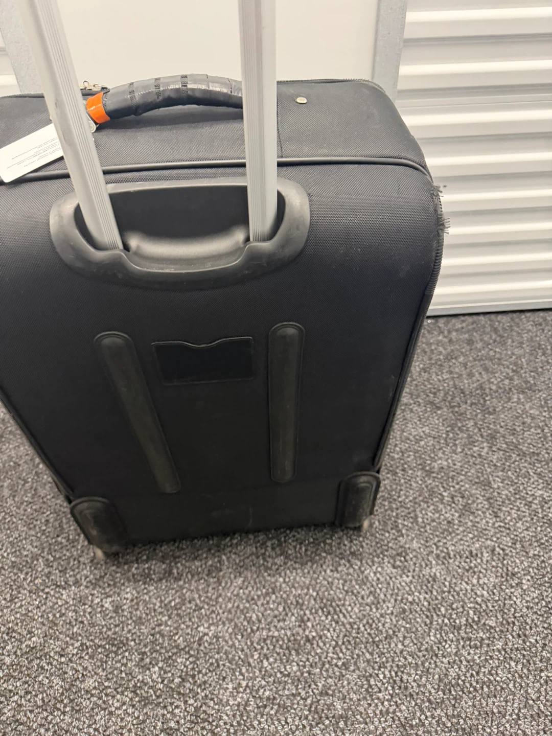 Black Rolling Suitcase with Telescoping Handle - photo 3