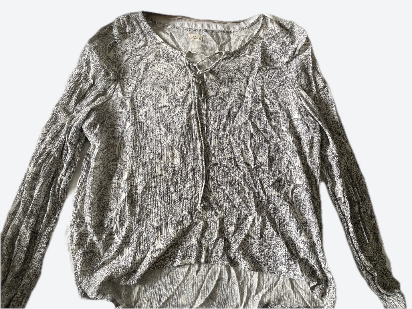 O'Neill Women's Paisley Print Long Sleeve Top