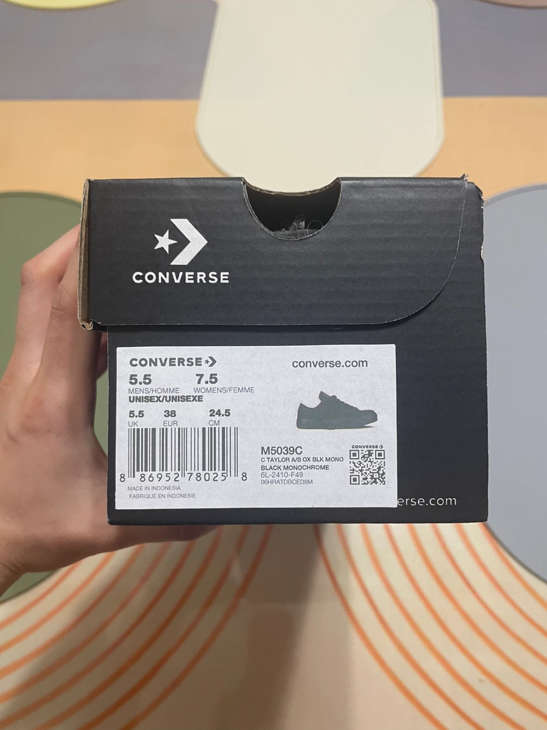 Converse Chuck Taylor All Star Mono Black Low Top Shoes - photo 3