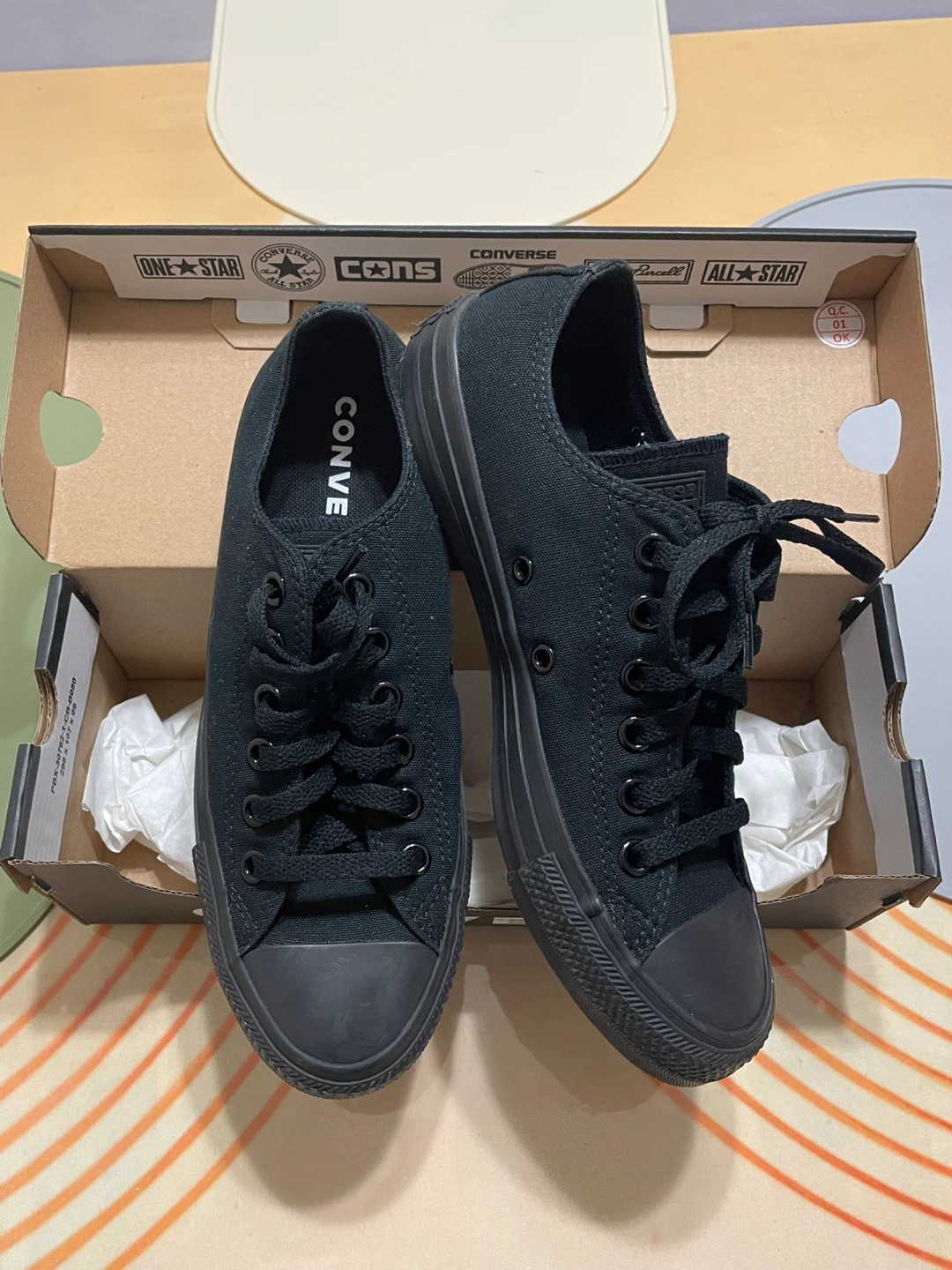 Converse Chuck Taylor All Star Mono Black Low Top Shoes