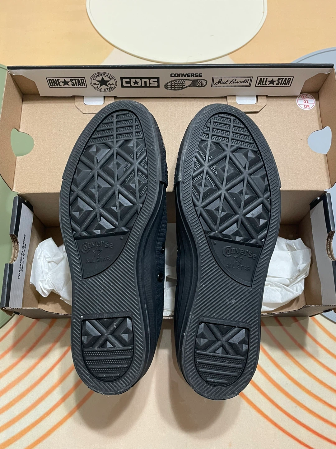 Converse Chuck Taylor All Star Mono Black Low Top Shoes - photo 2