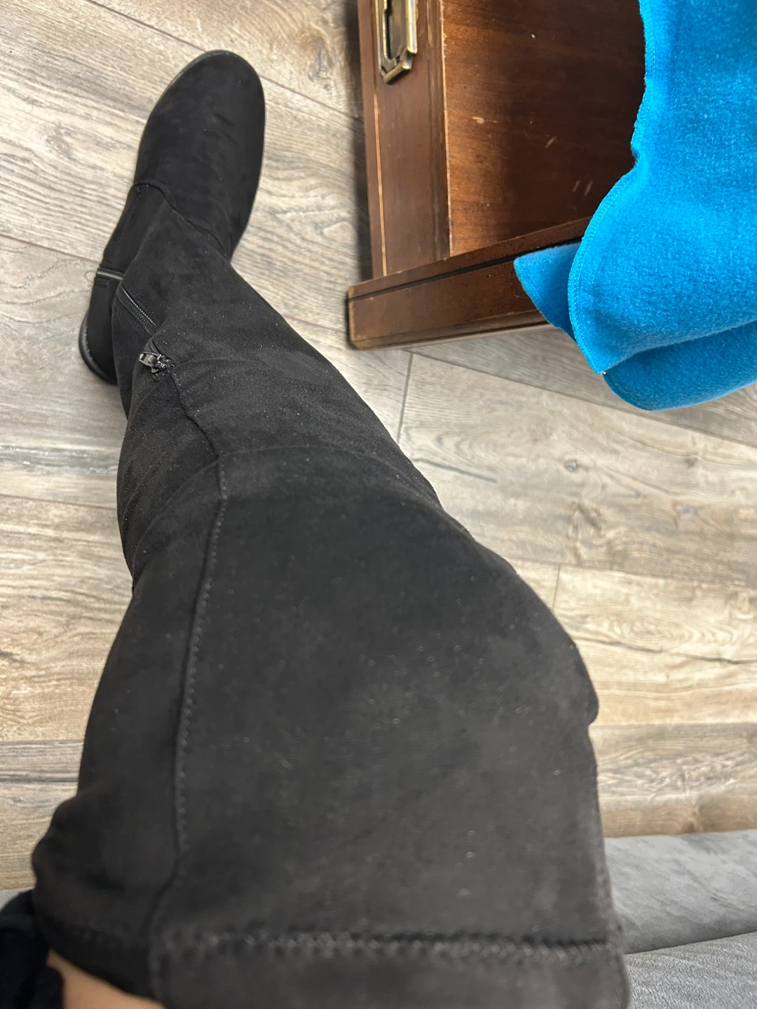 ARDENE Black Over-the-Knee Boots - Size 9 - photo 5