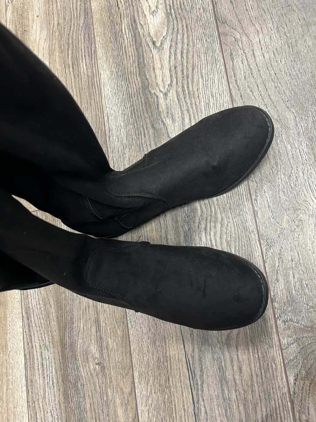 ARDENE Black Over-the-Knee Boots - Size 9