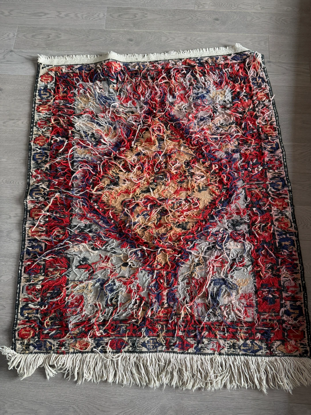 Iranian hand make rug natural die colour - photo 4