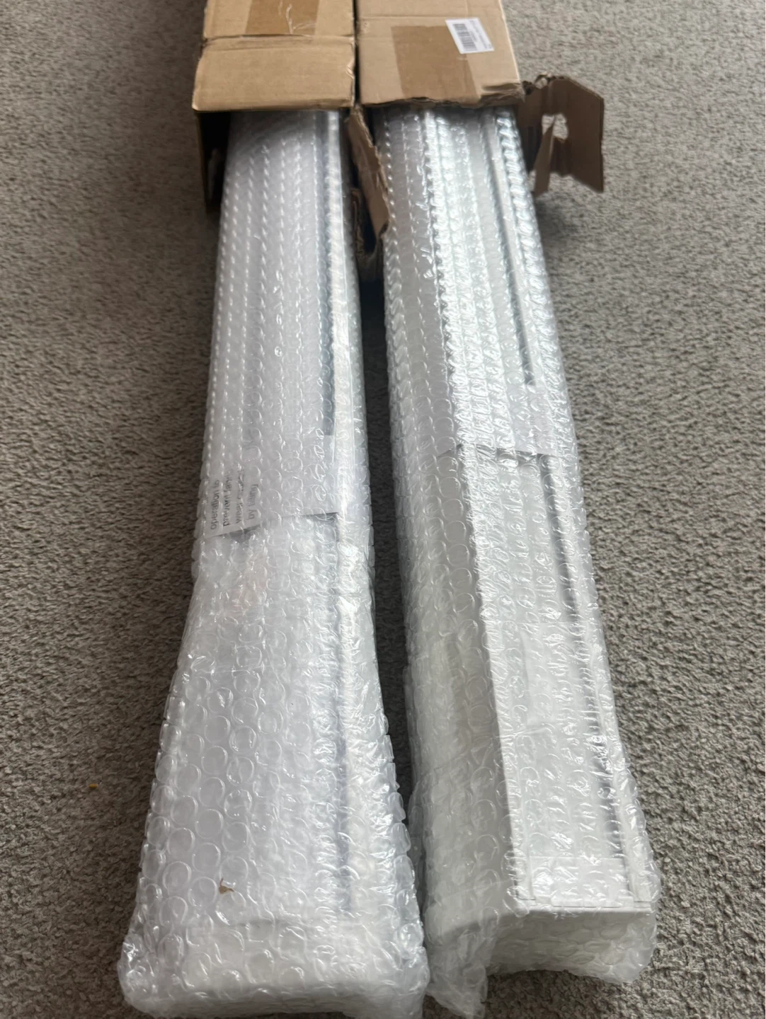 NEW 3X Roller Zebra Blinds, 66" W X 72" H, White - photo 3