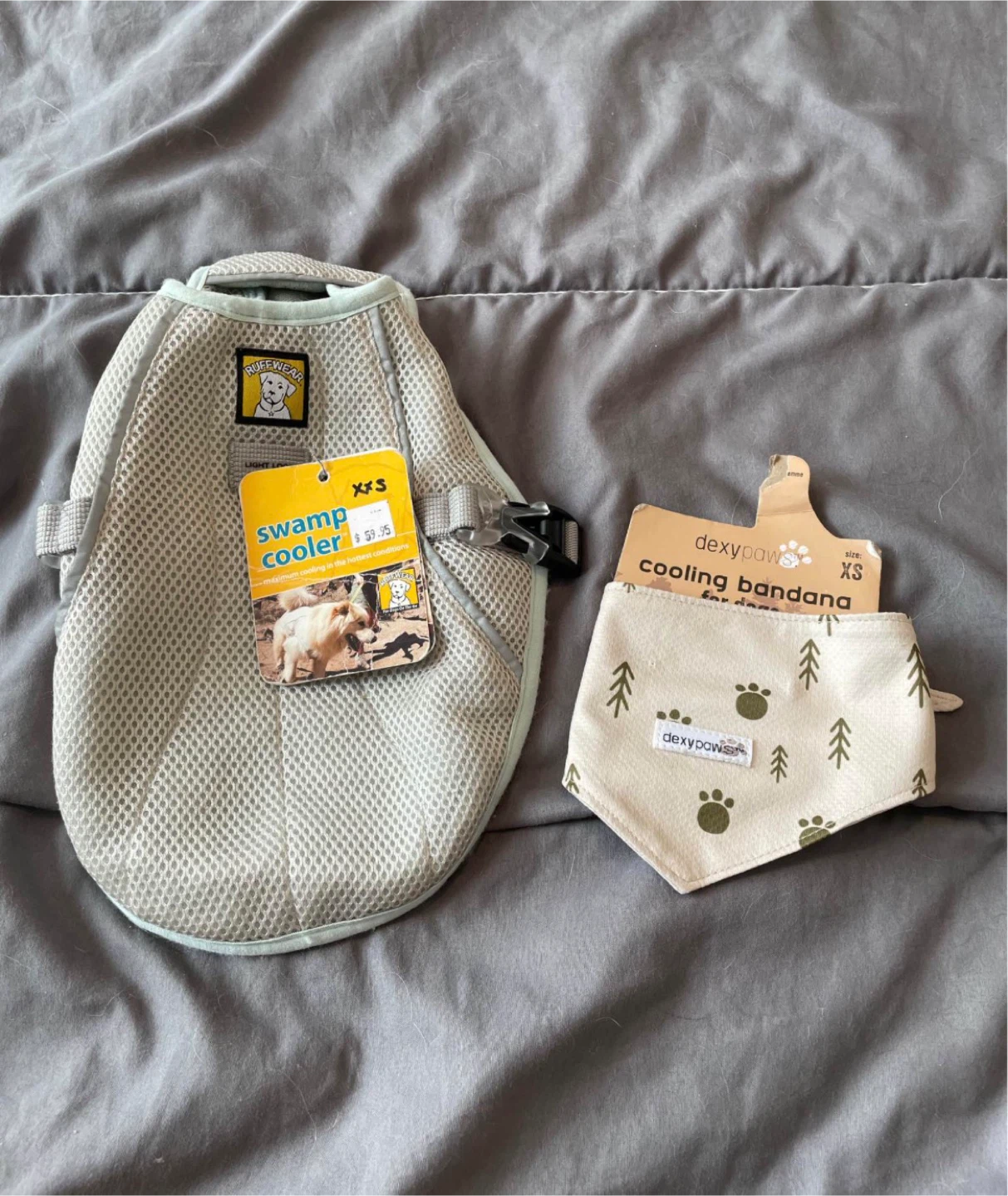 10” Brand New Dog Cooling Vest & Bandana