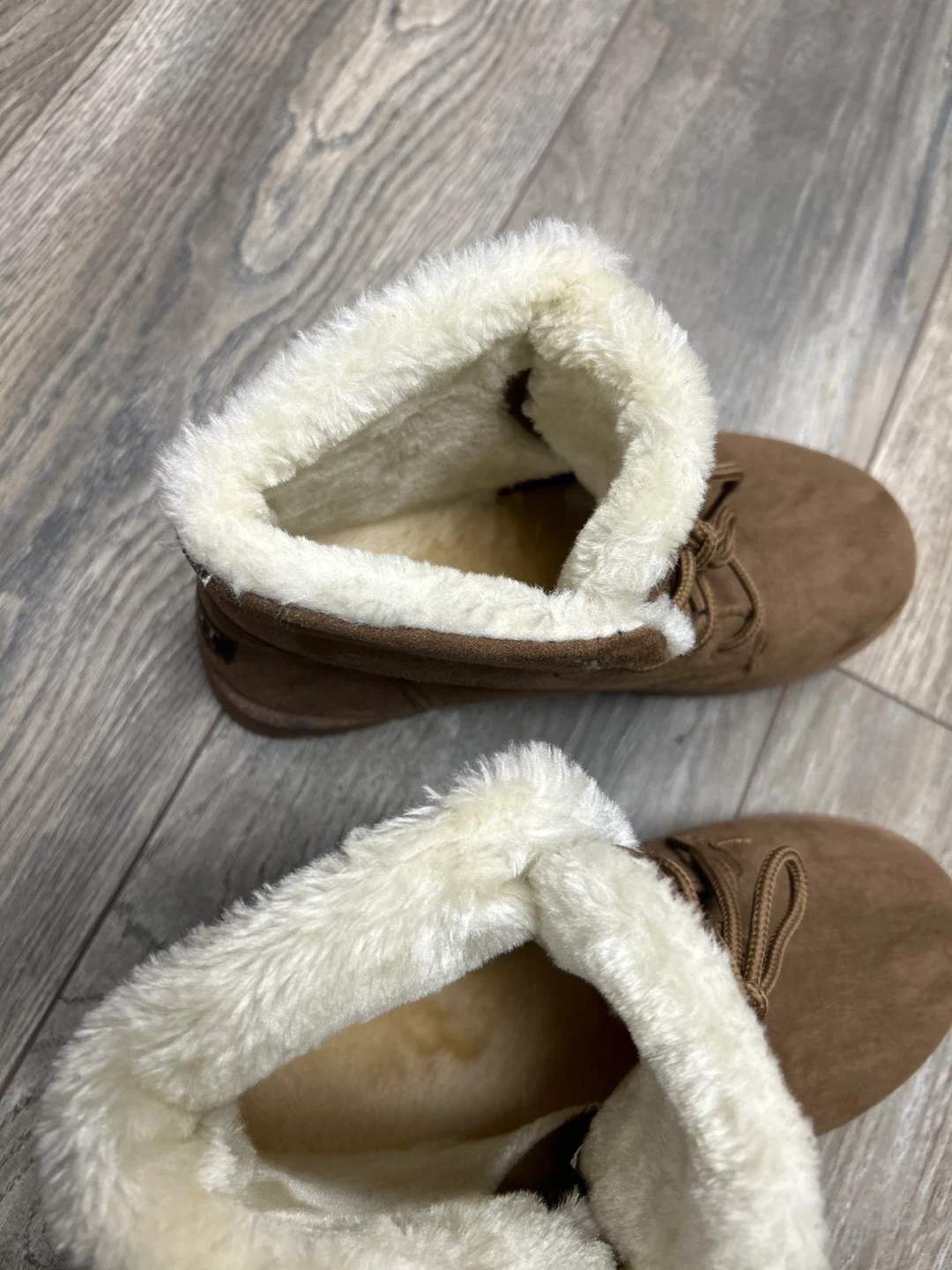Brown Faux Suede Winter Boots - photo 2