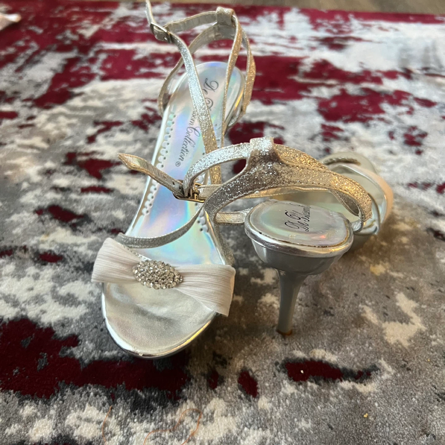 Grey heels – Size 7.5 👠 Condition: very good - photo 2