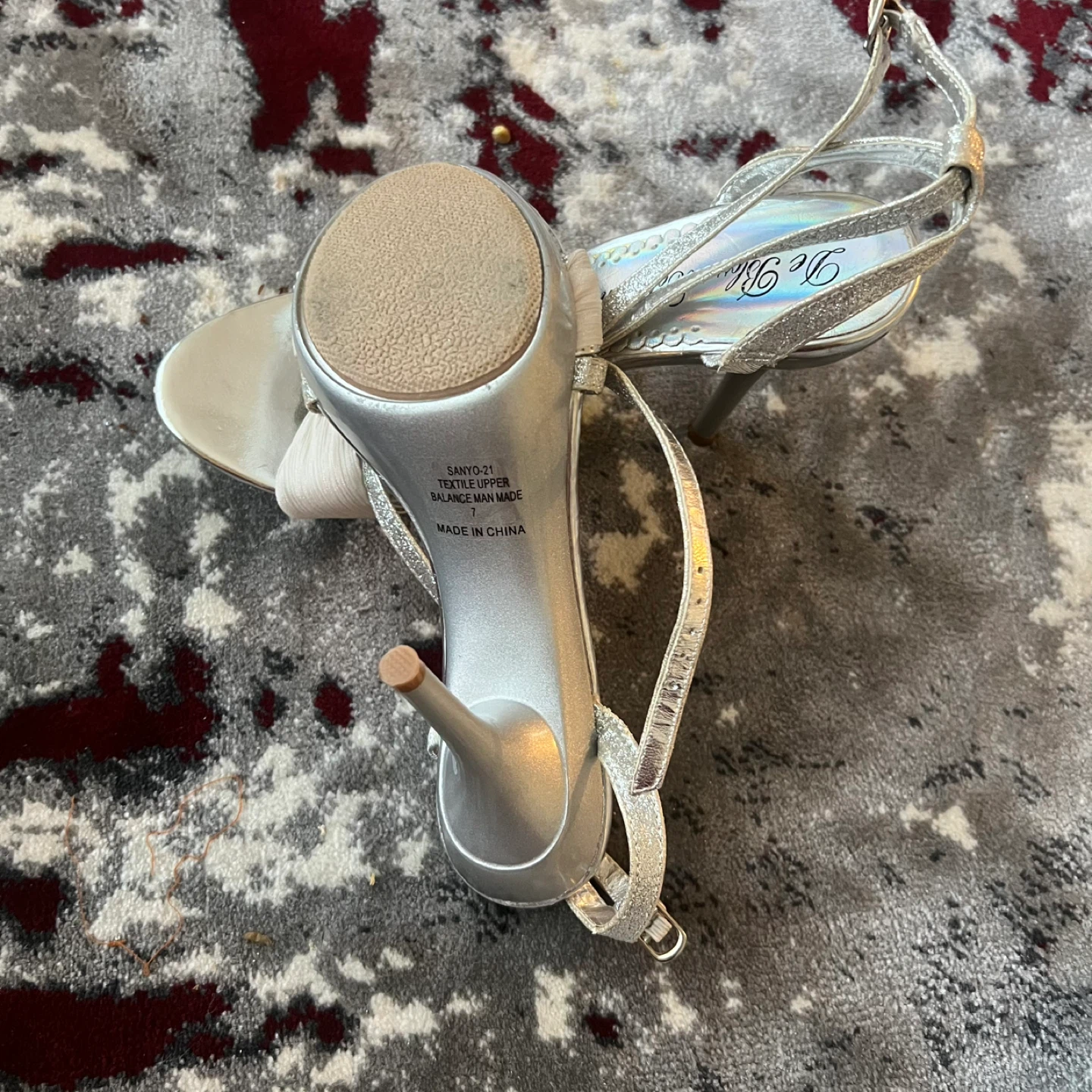 Grey heels – Size 7.5 👠 Condition: very good - photo 3