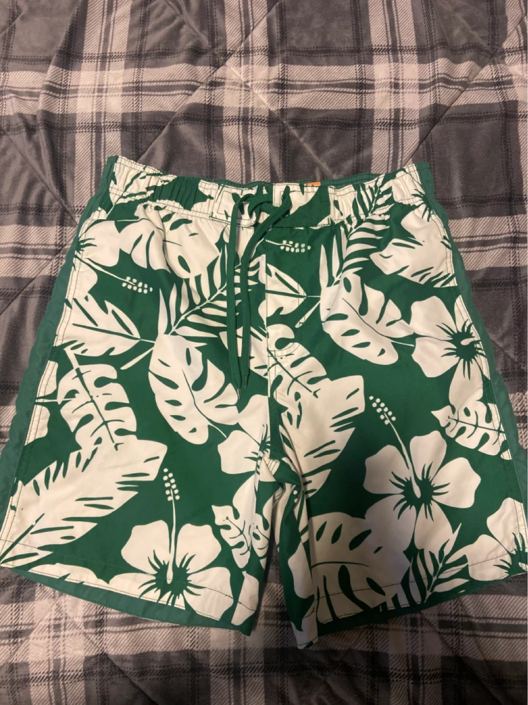 Mens Joe Fresh Green Swim Shorts Size Medium