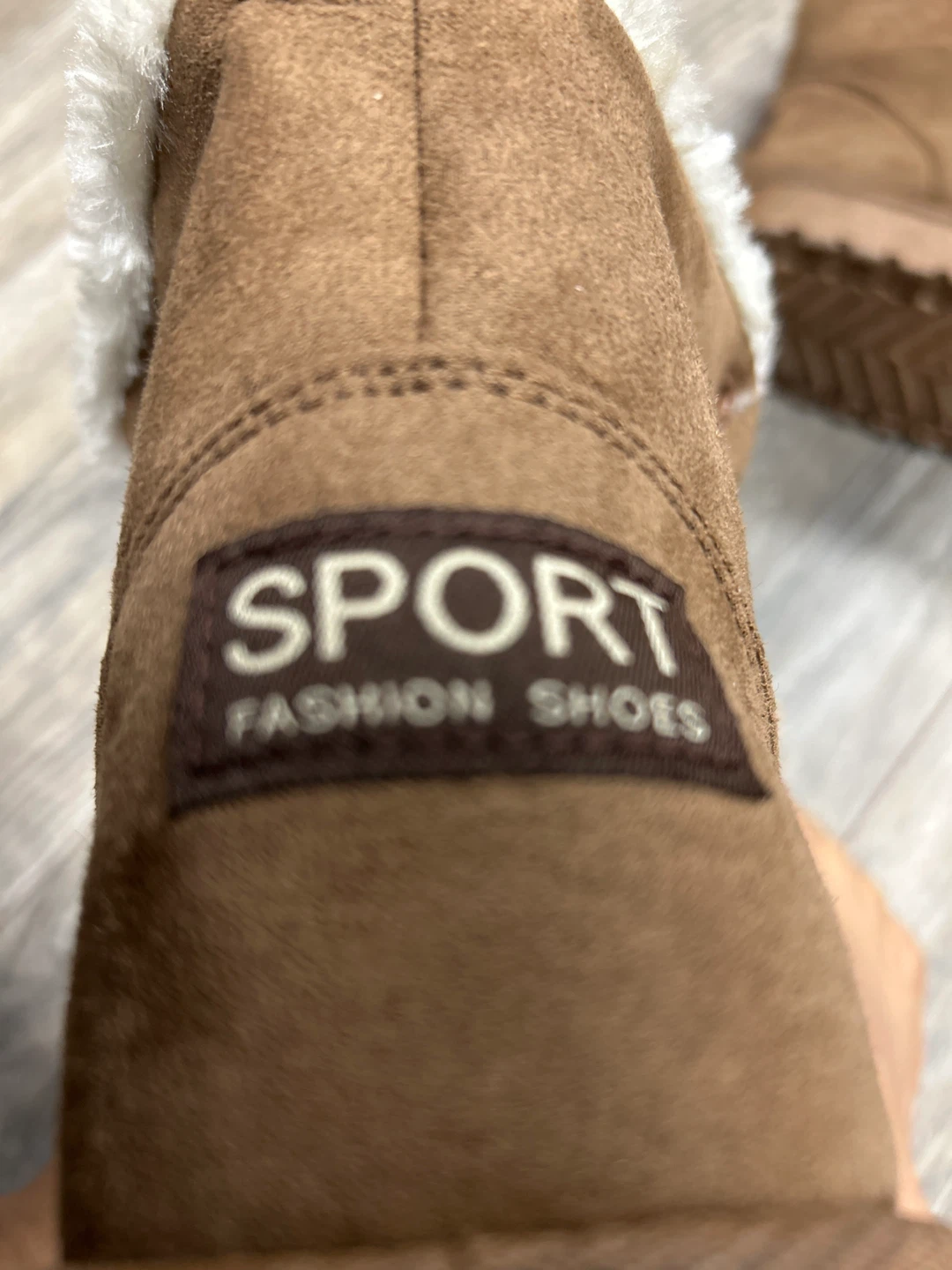 Brown Faux Suede Winter Boots - photo 5