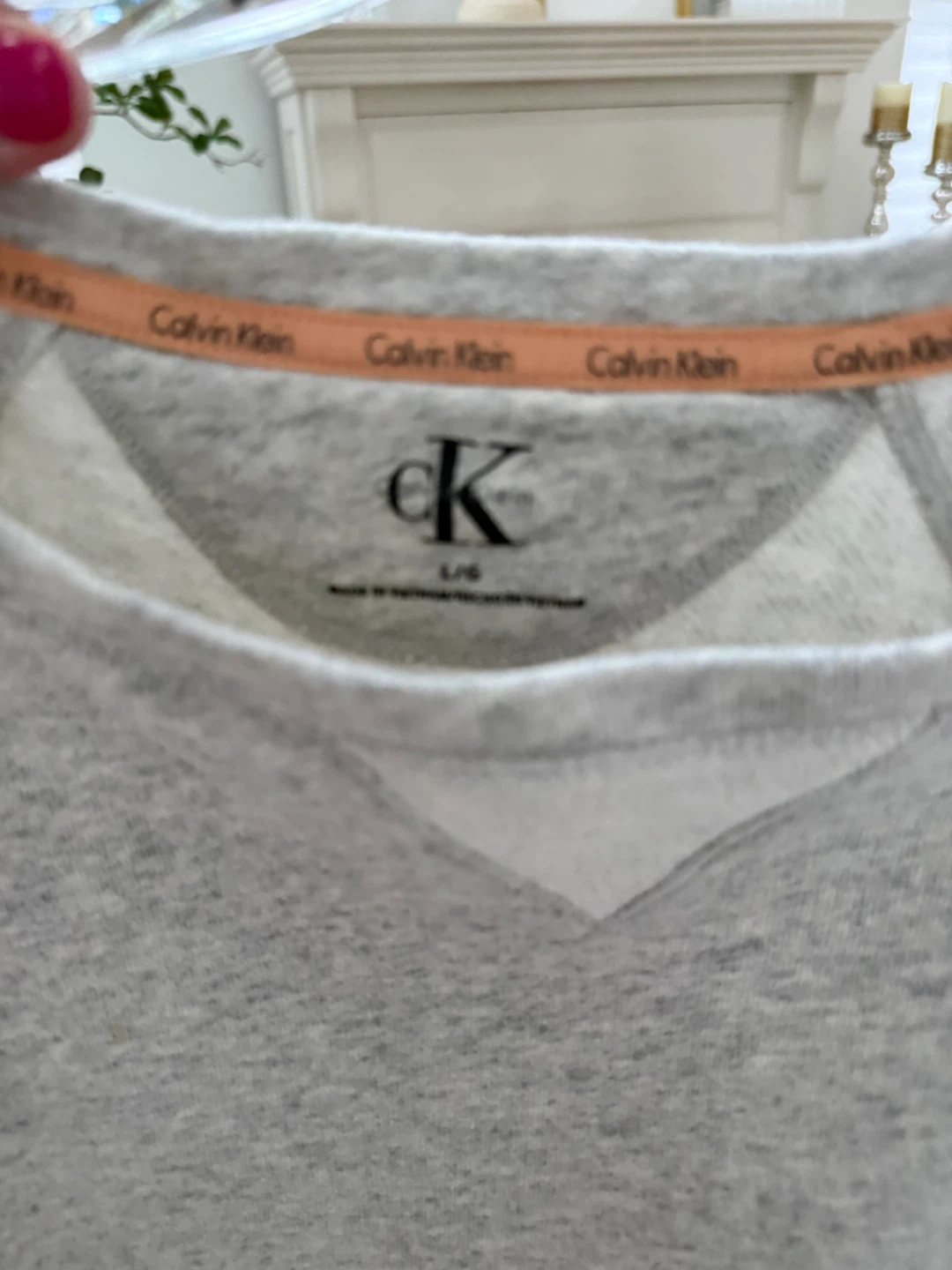Calvin Klein Grey Sweatshirt & Jogger Set