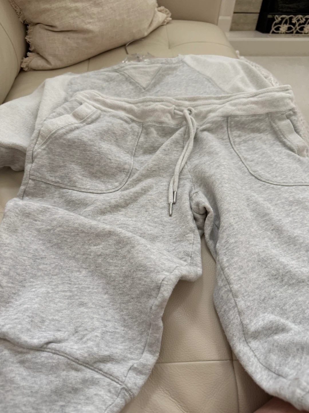 Calvin Klein Grey Sweatshirt & Jogger Set - photo 4