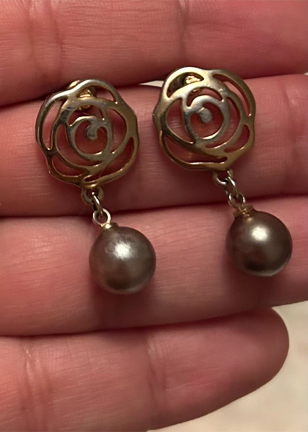Rose Dangle Earrings