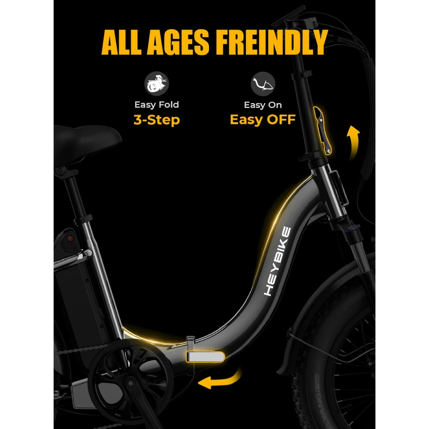 Heybike Folding Electric Bike - photo 5