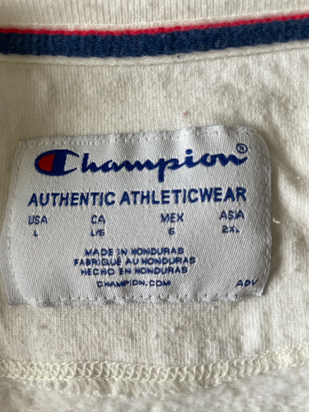 Champion Athleticwear Crewneck Sweatshirt - White - Size L - photo 3
