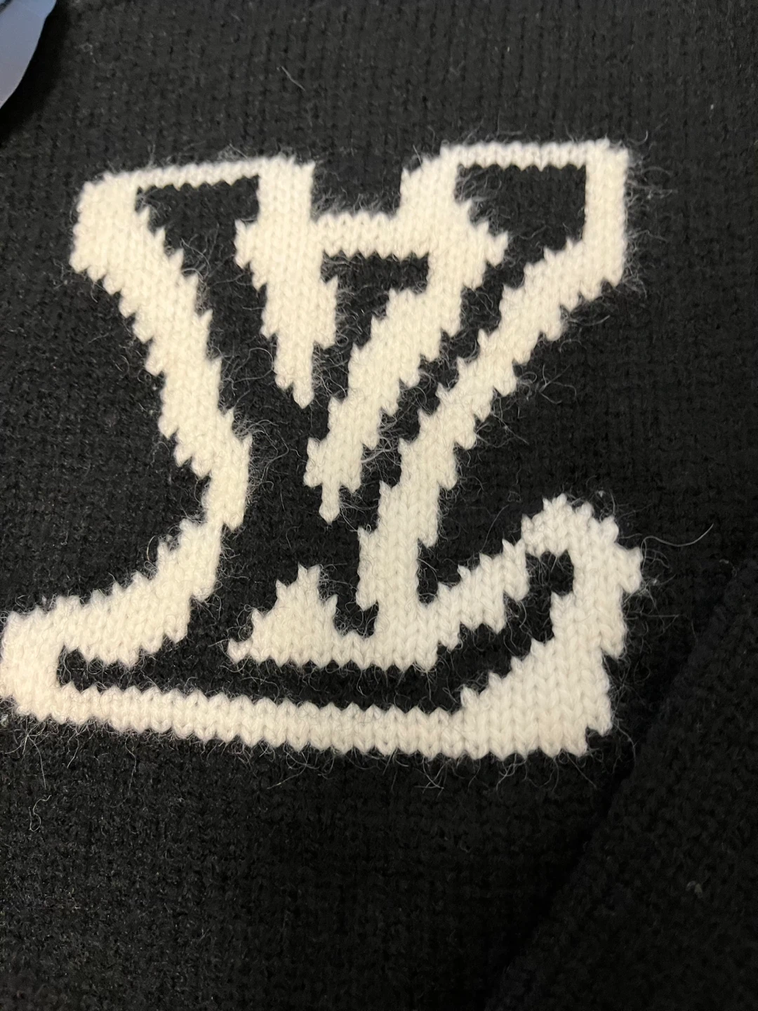 Louis Vuitton Black Monogram Knit Sweater Size M - photo 2