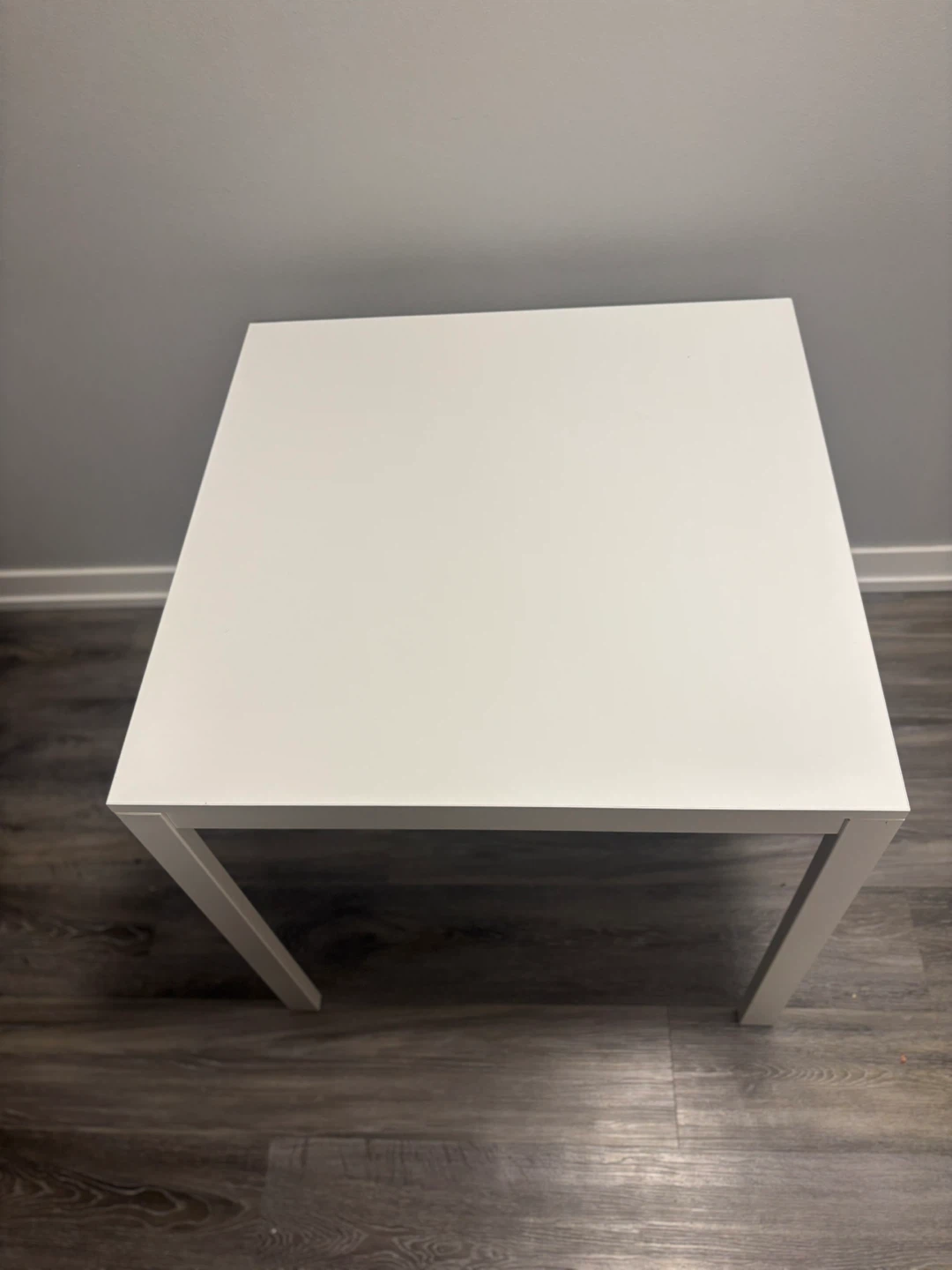 White Square Dining Table