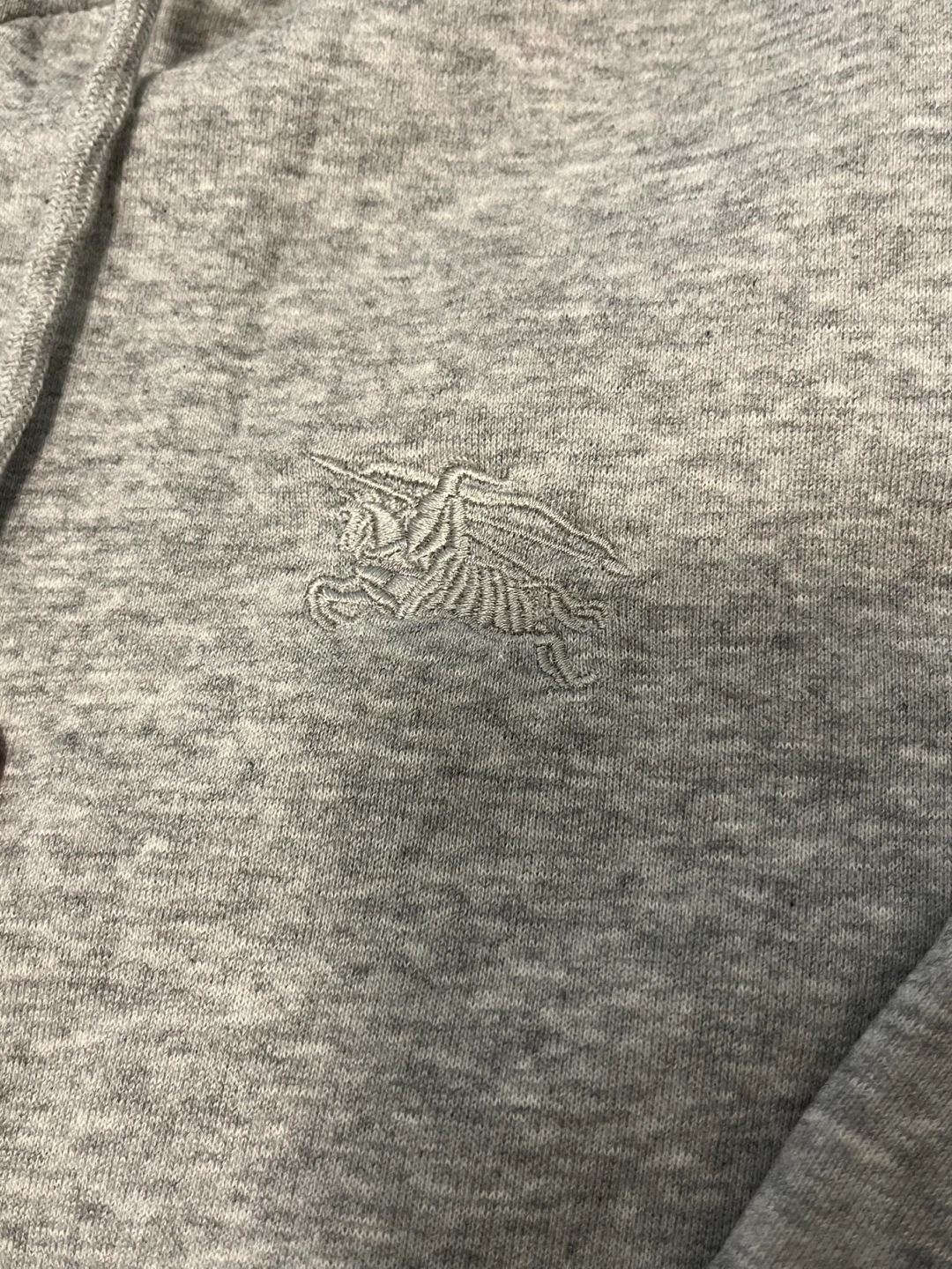 Burberry Grey Zip-Up Hoodie - Size M - photo 2