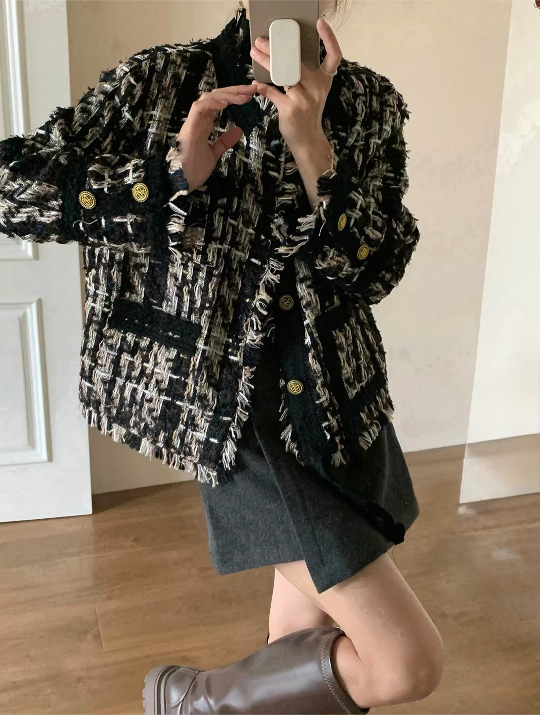 cropped jacket