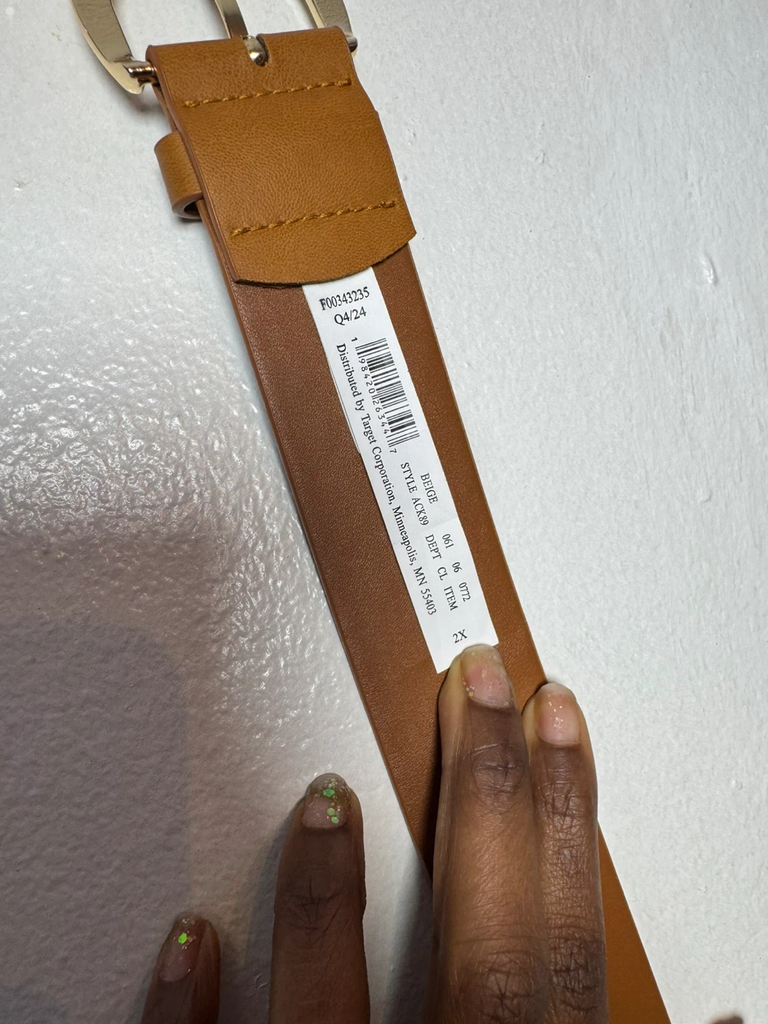 Target Belt - Tan - Size 2X - photo 3