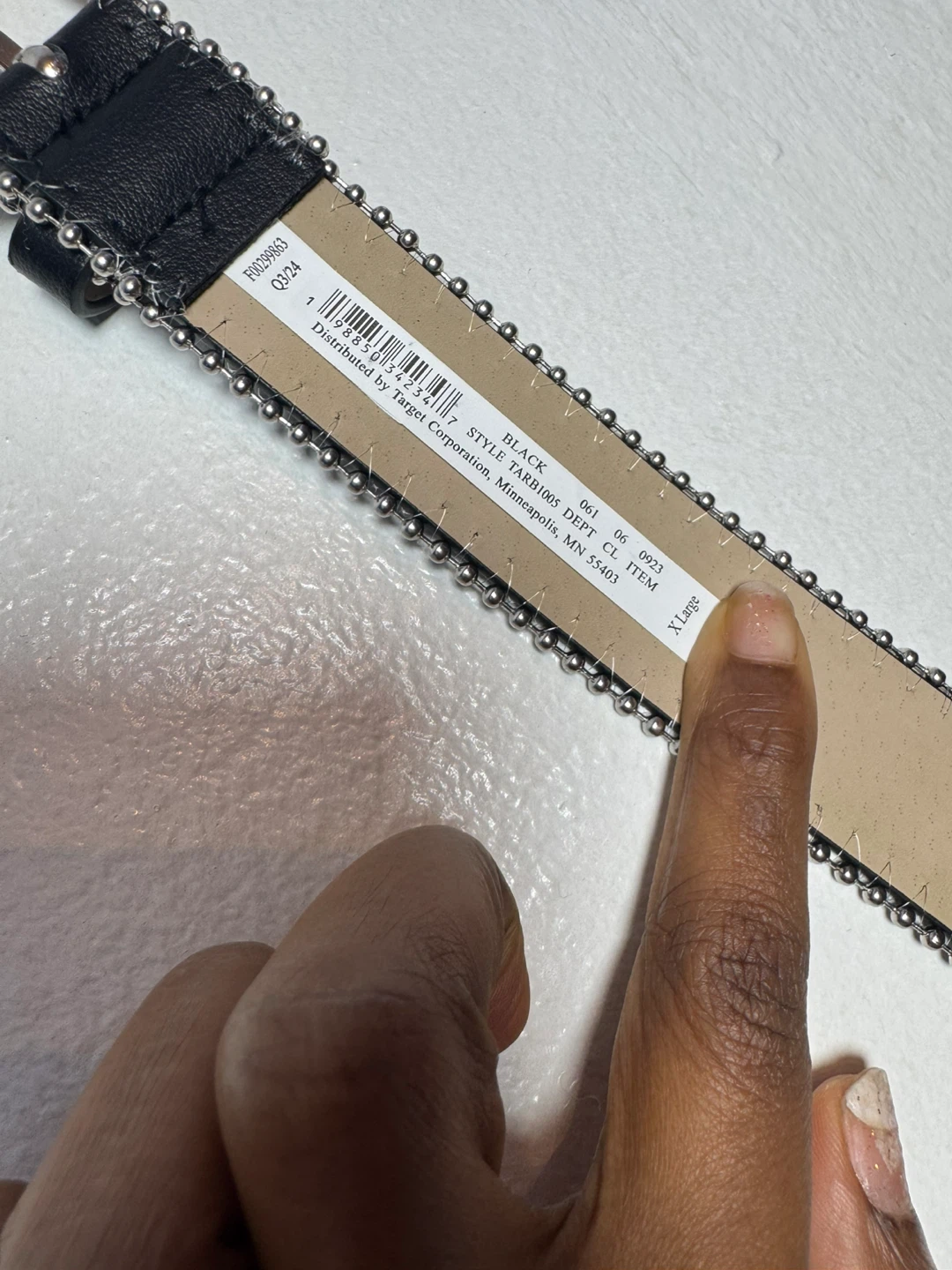 Wild Fable Black Studded Belt XL - photo 4