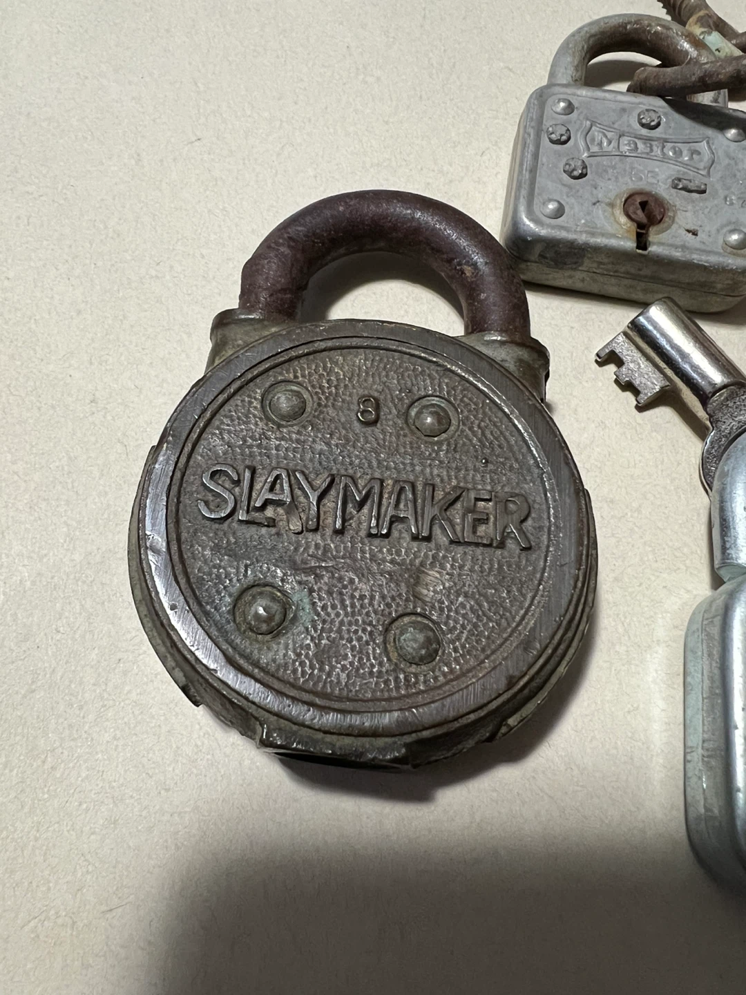 3 Antique Locks - photo 2