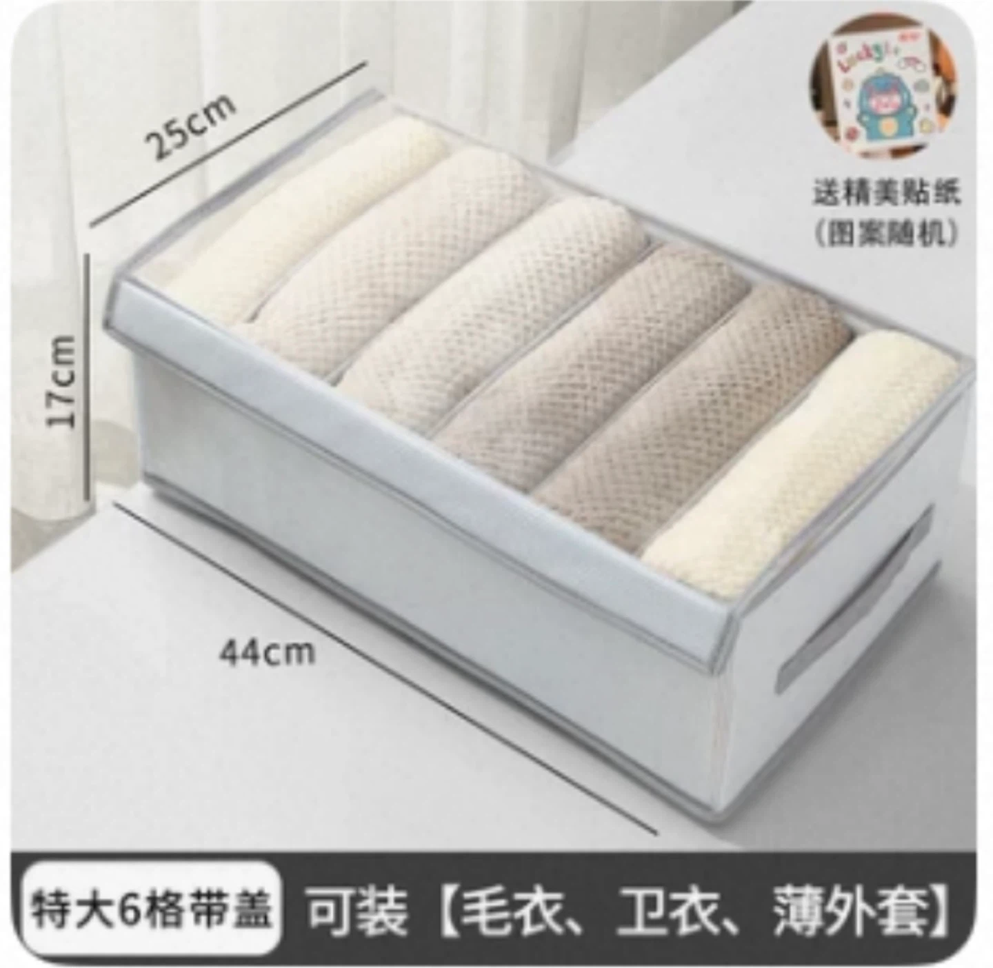 Foldable Storage Box with Lid