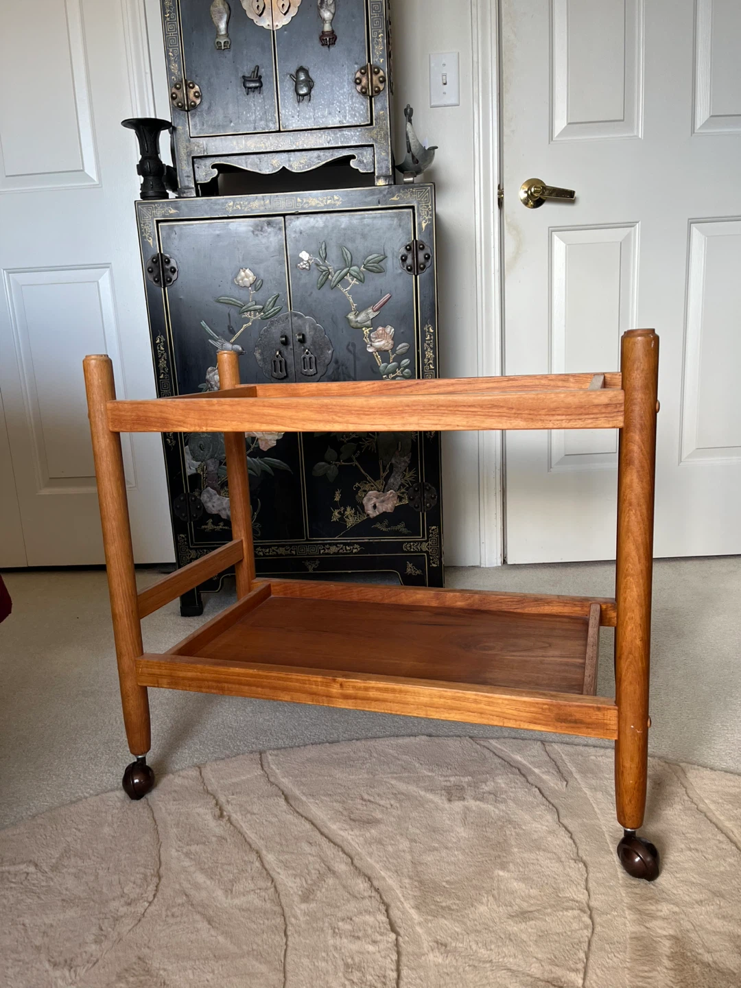 Teak trolley/ tea cart by Burni Denmark - photo 5