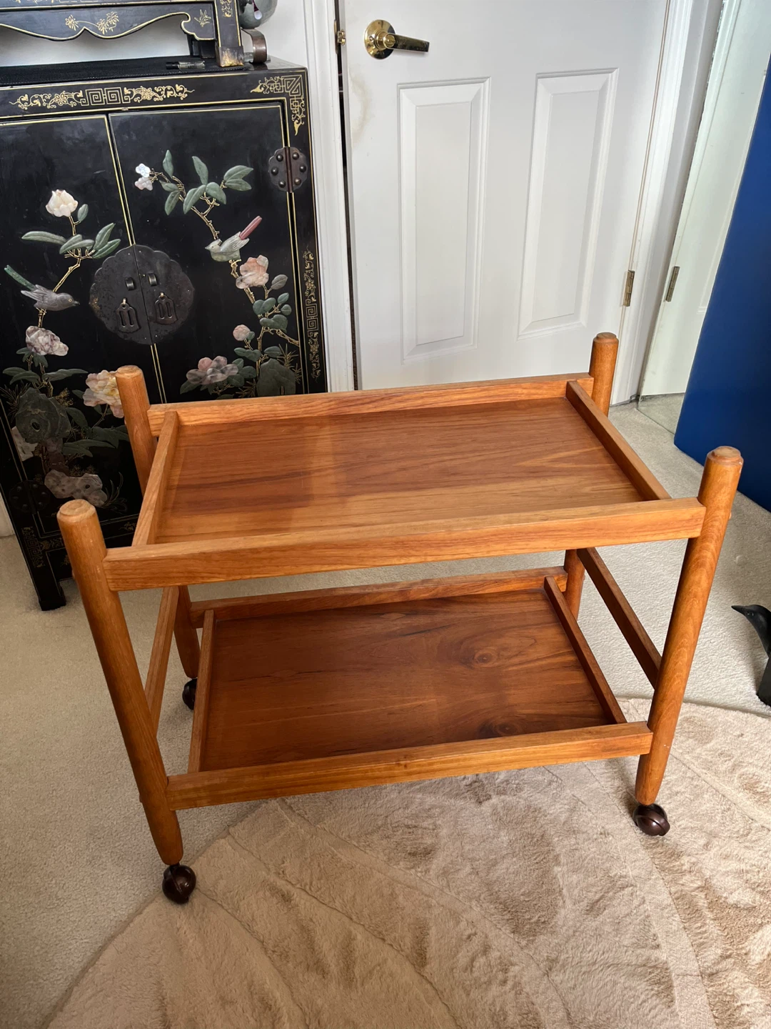 Teak trolley/ tea cart by Burni Denmark - photo 4