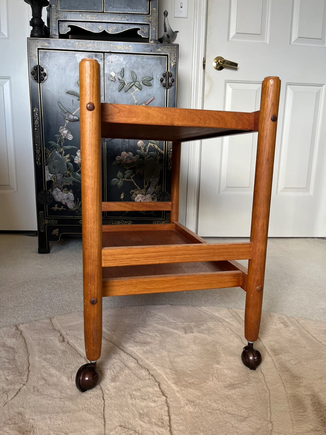 Teak trolley/ tea cart by Burni Denmark - photo 3