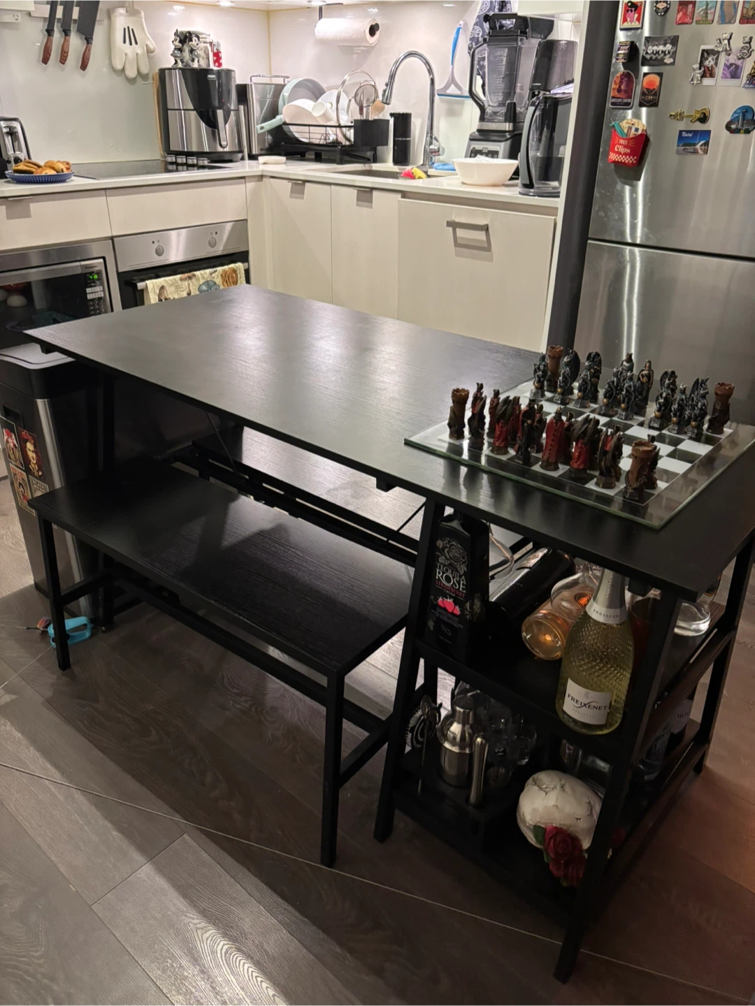 Soges 3-Piece Modern Dining Table Set - photo 5