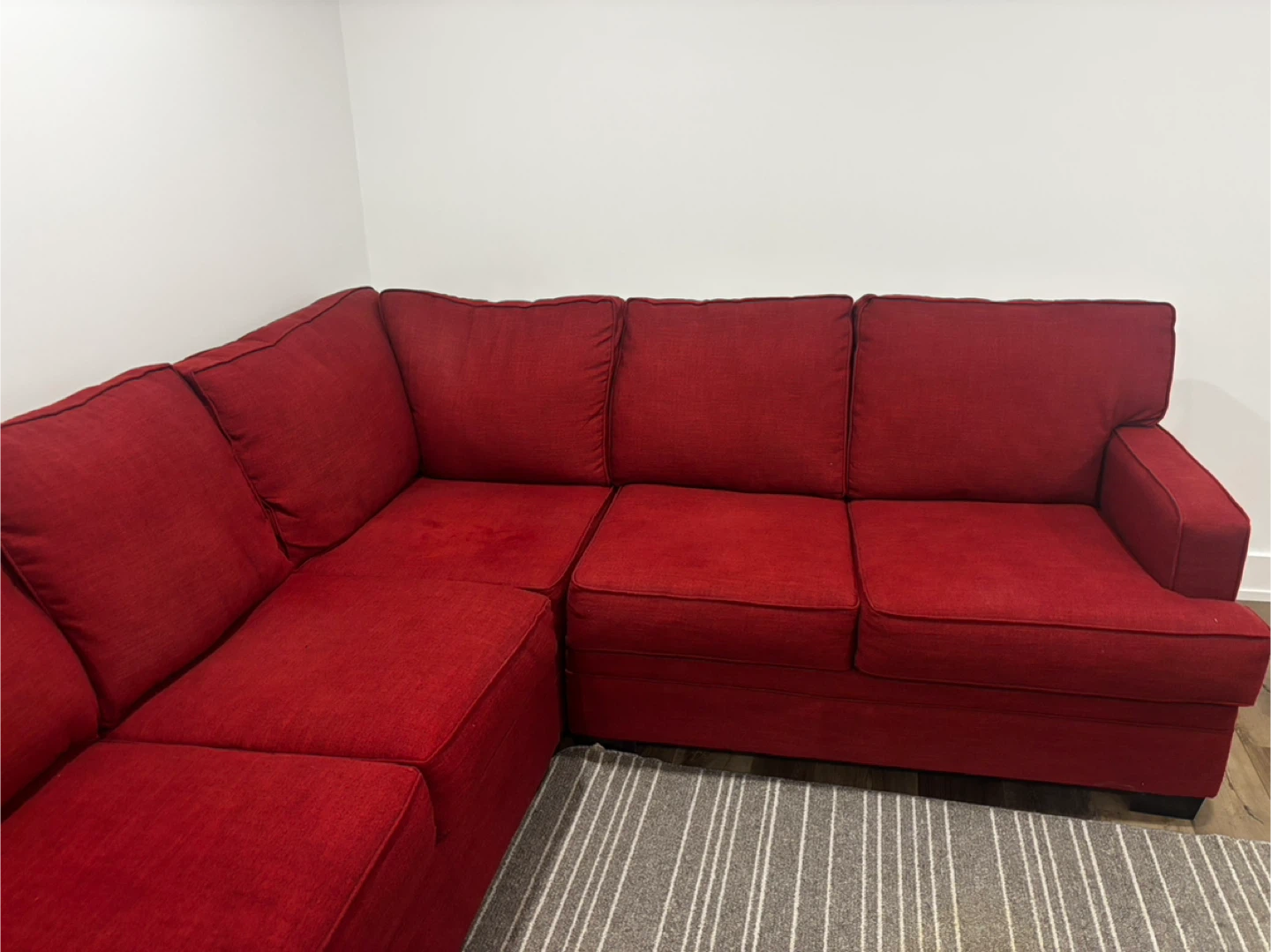 Red Sectional Sofa - photo 3