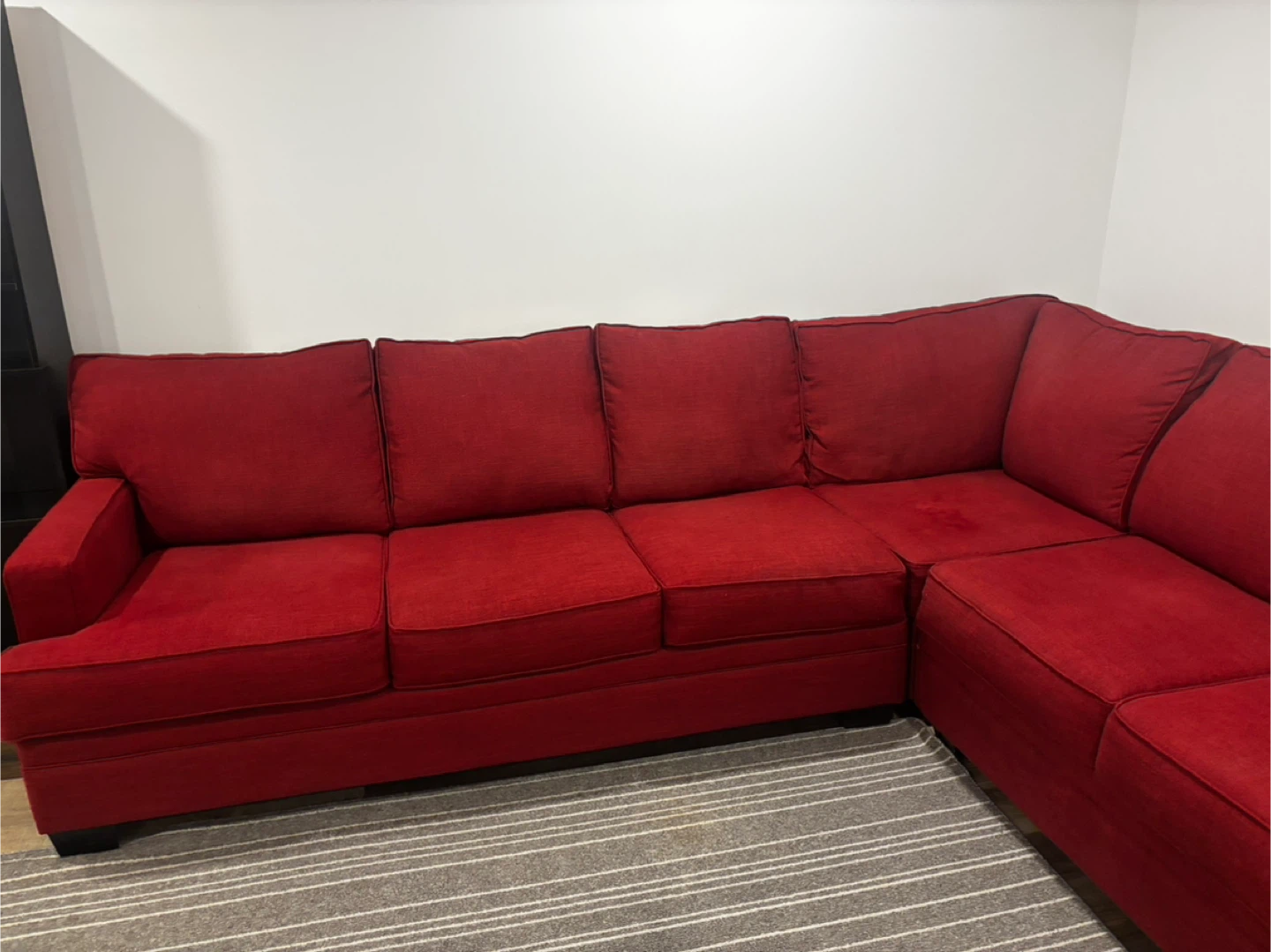 Red Sectional Sofa - photo 2