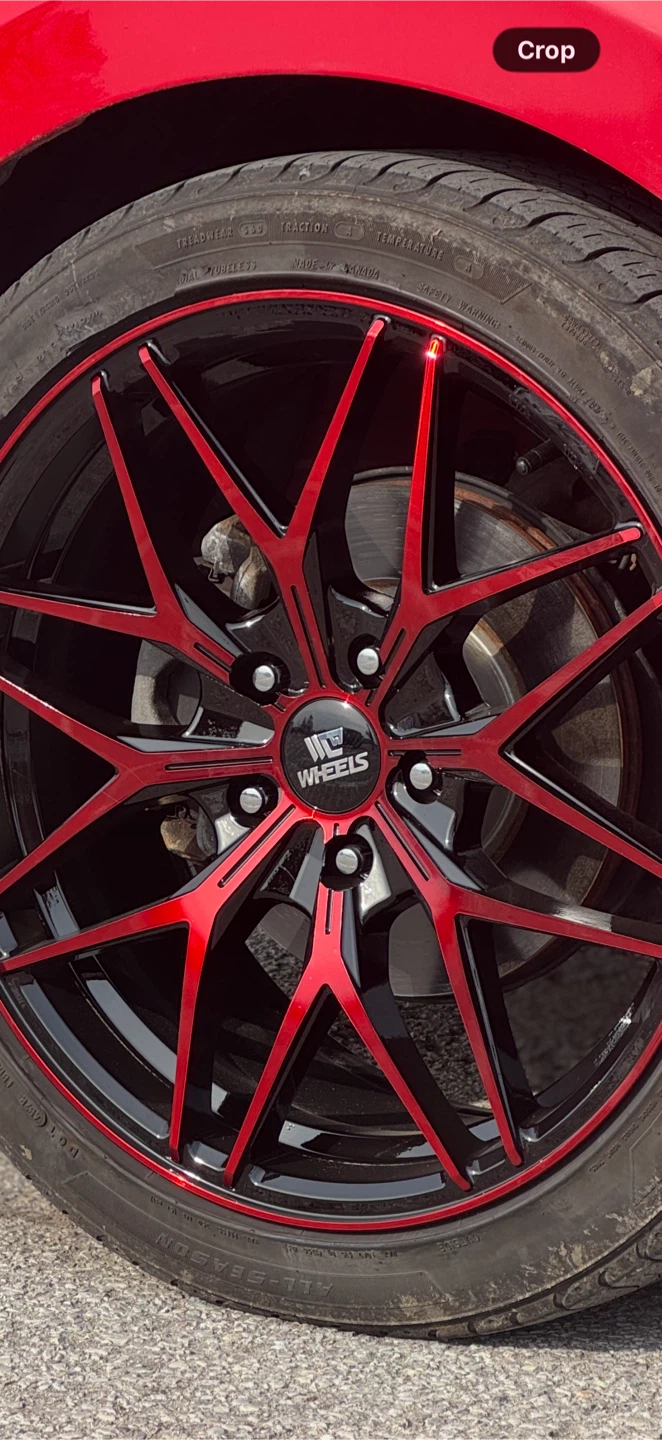 Michelin all season tires with red rims CIVIC sedan - photo 2
