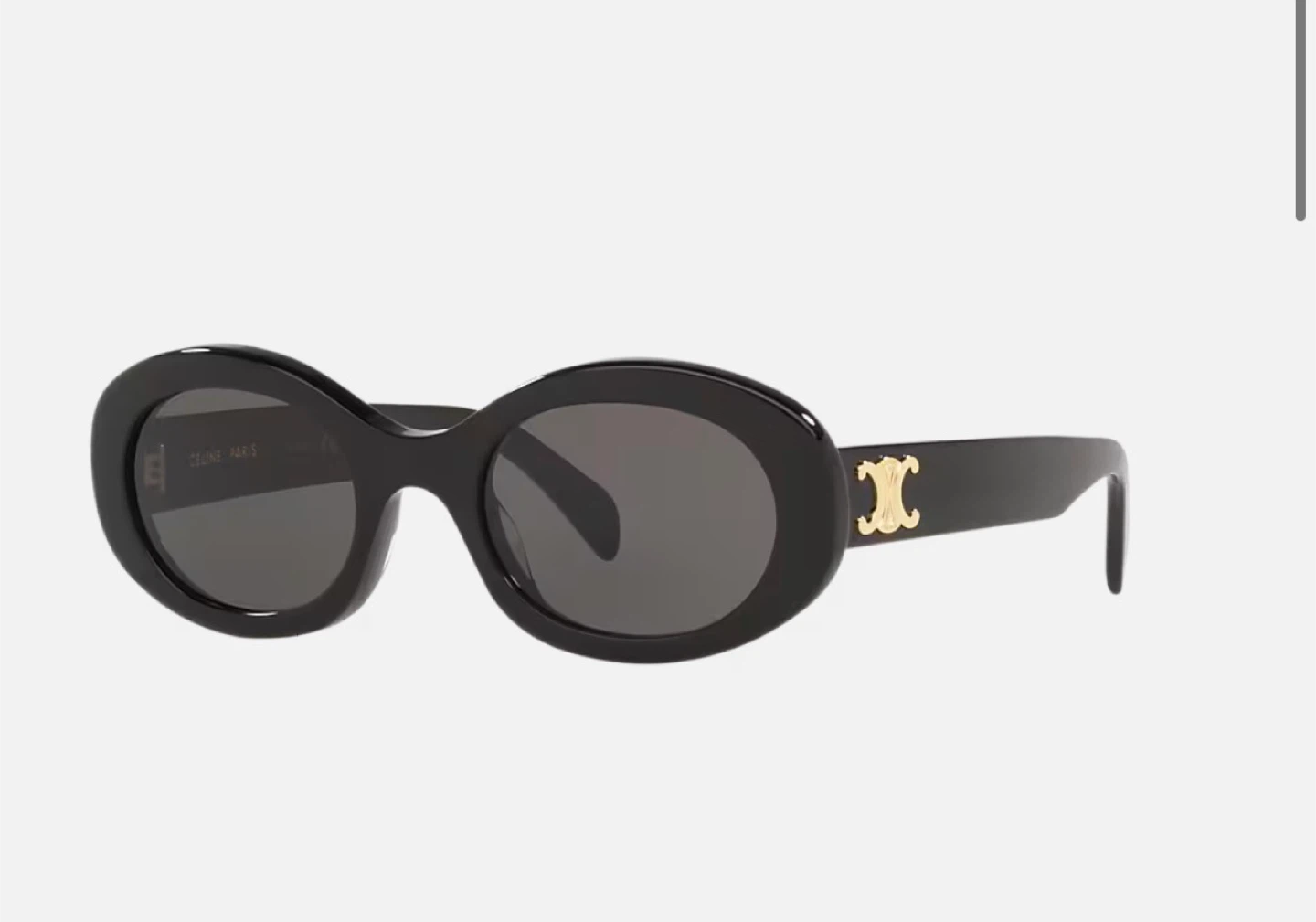 CELINE Oval Sunglasses Black