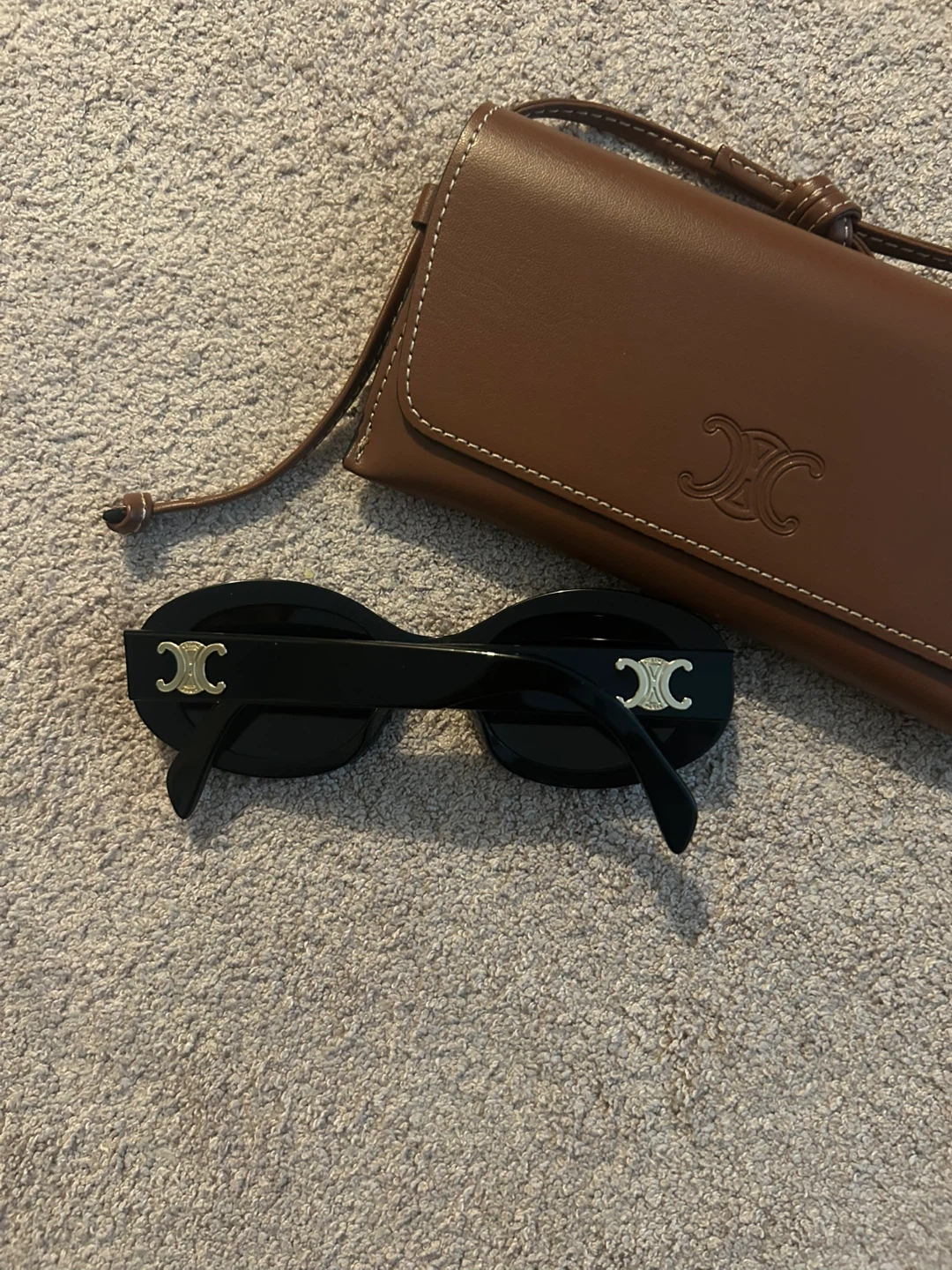 CELINE Oval Sunglasses Black - photo 3