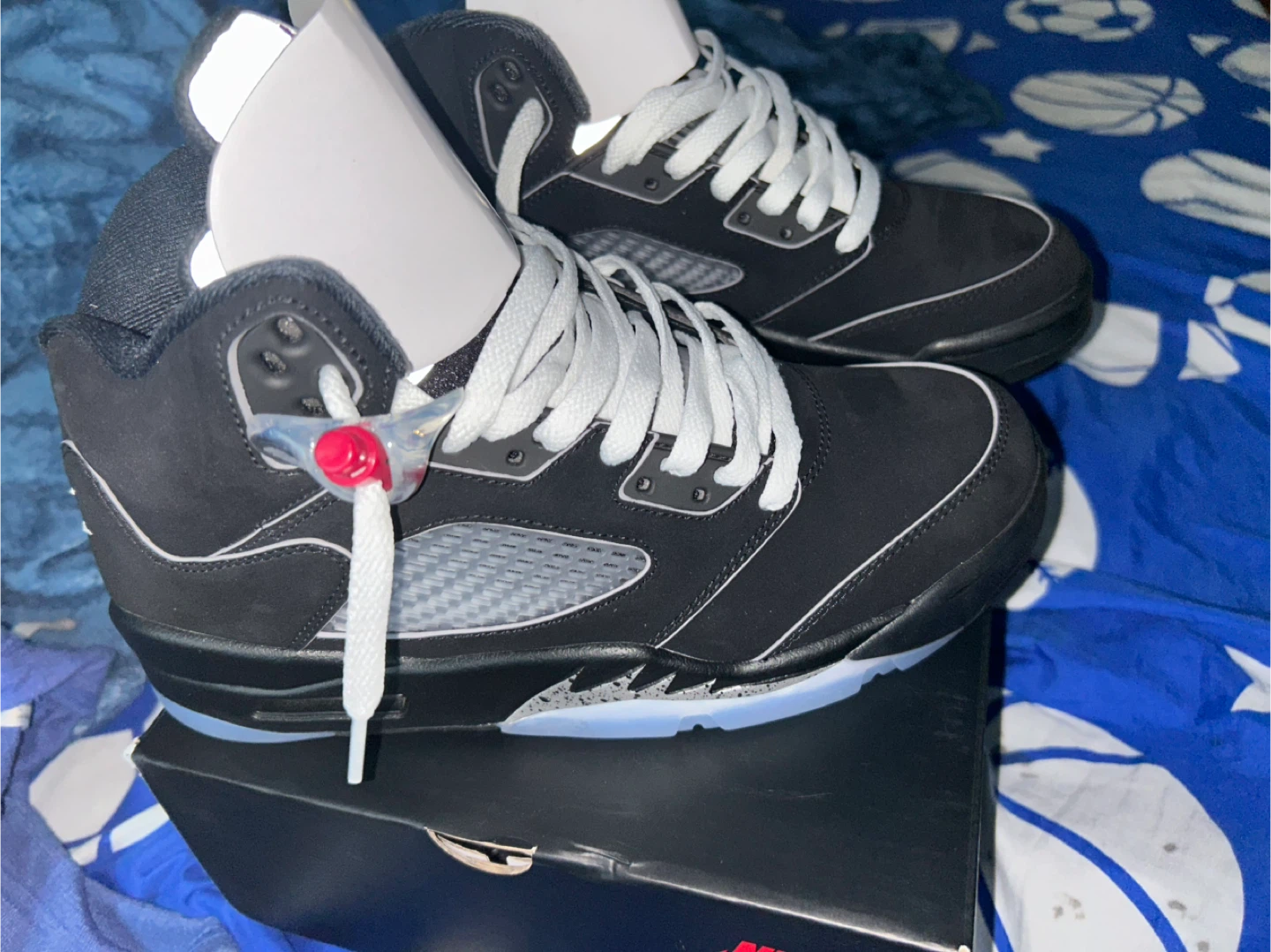 Nike Air Jordan 5 Retro SE Black Metallic - photo 3