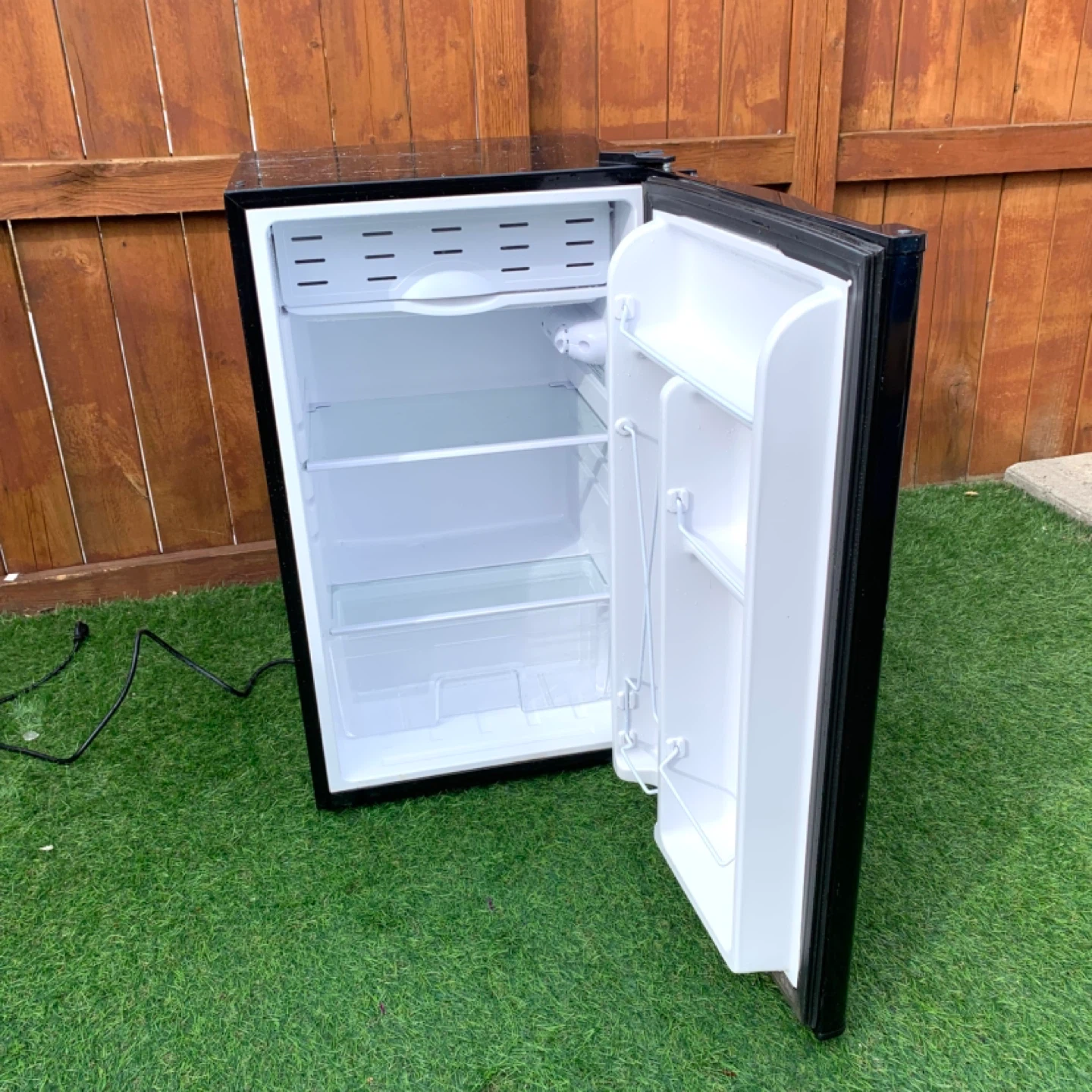 Mini Fridge Compact Refrigerator RCA Black Kitchen Appliances